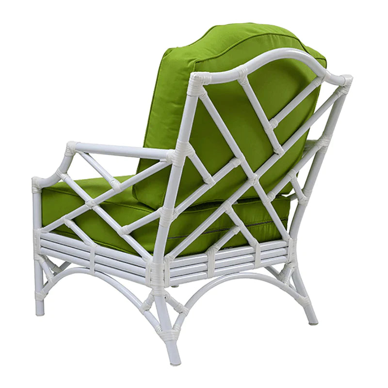 Chinese Chippendale Style Outdoor Lounge Chair - Elegant Patio Furniture for Garden, Poolside & Backyard Relaxation