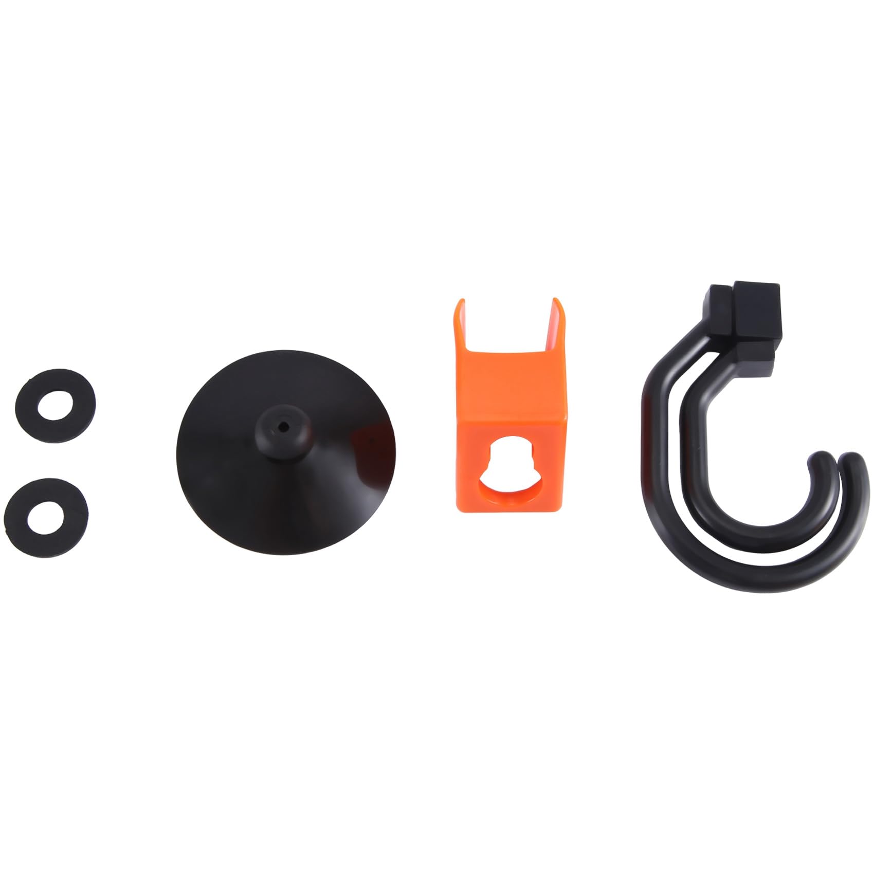 12V Portable Car Shower Kit - Universal Car Washing Machine with High Pressure Pump & Hose - Perfect for RV, Camping, and Outdoor Vehicle Cleaning (Orange)