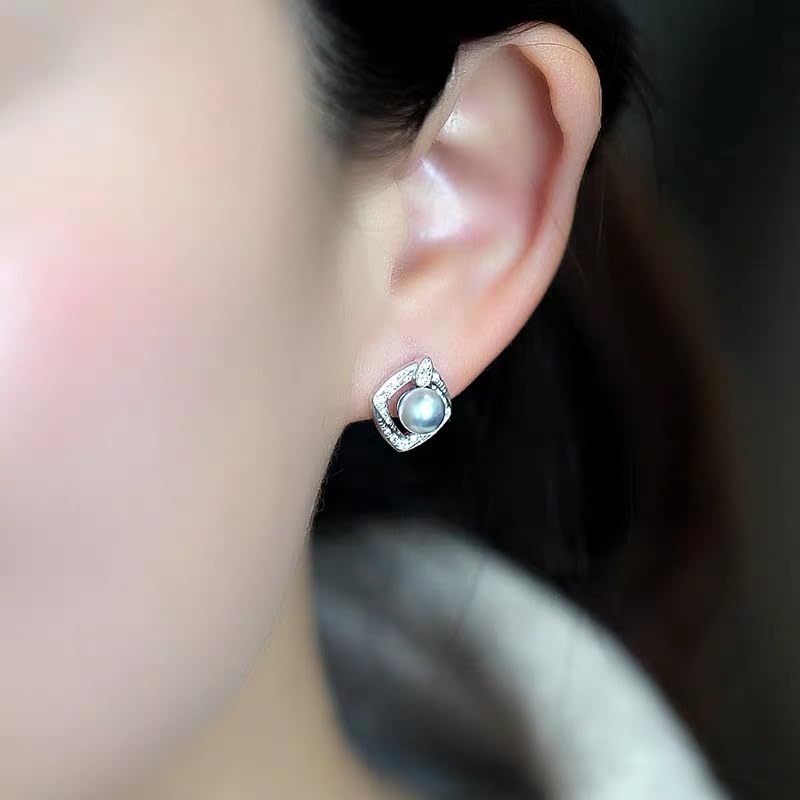 Pearl Earrings for Women - Elegant Mother's Day, Christmas, Anniversary, Birthday & Valentine's Day Gifts for Wife, Mom & Her | Fine Jewelry for Special Occasions & Everyday Wear