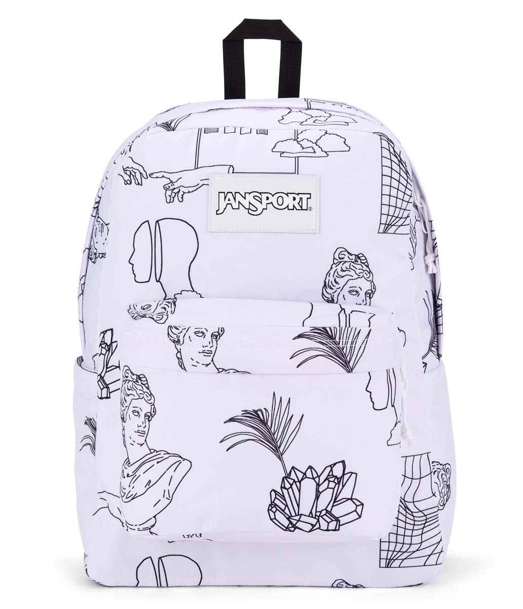 JanSport SuperBreak Backpack - Durable Lightweight School & Travel Backpack for Students & Professionals - Vaporwave Color - Perfect for College, Work & Outdoor Adventures