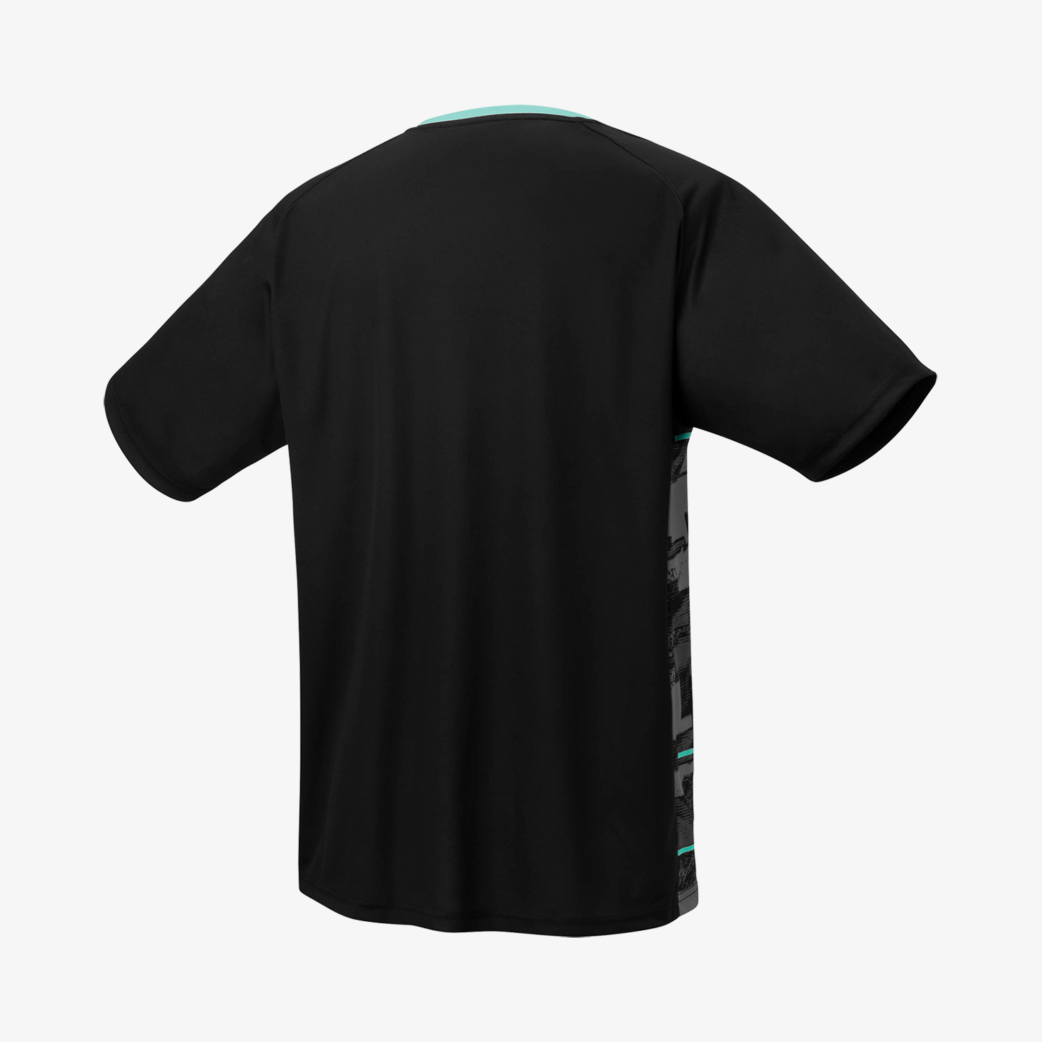 Yonex YM0034 Men's Crew Neck T-Shirt - Black | Breathable & Comfortable Athletic Shirt for Tennis, Running & Gym Workouts