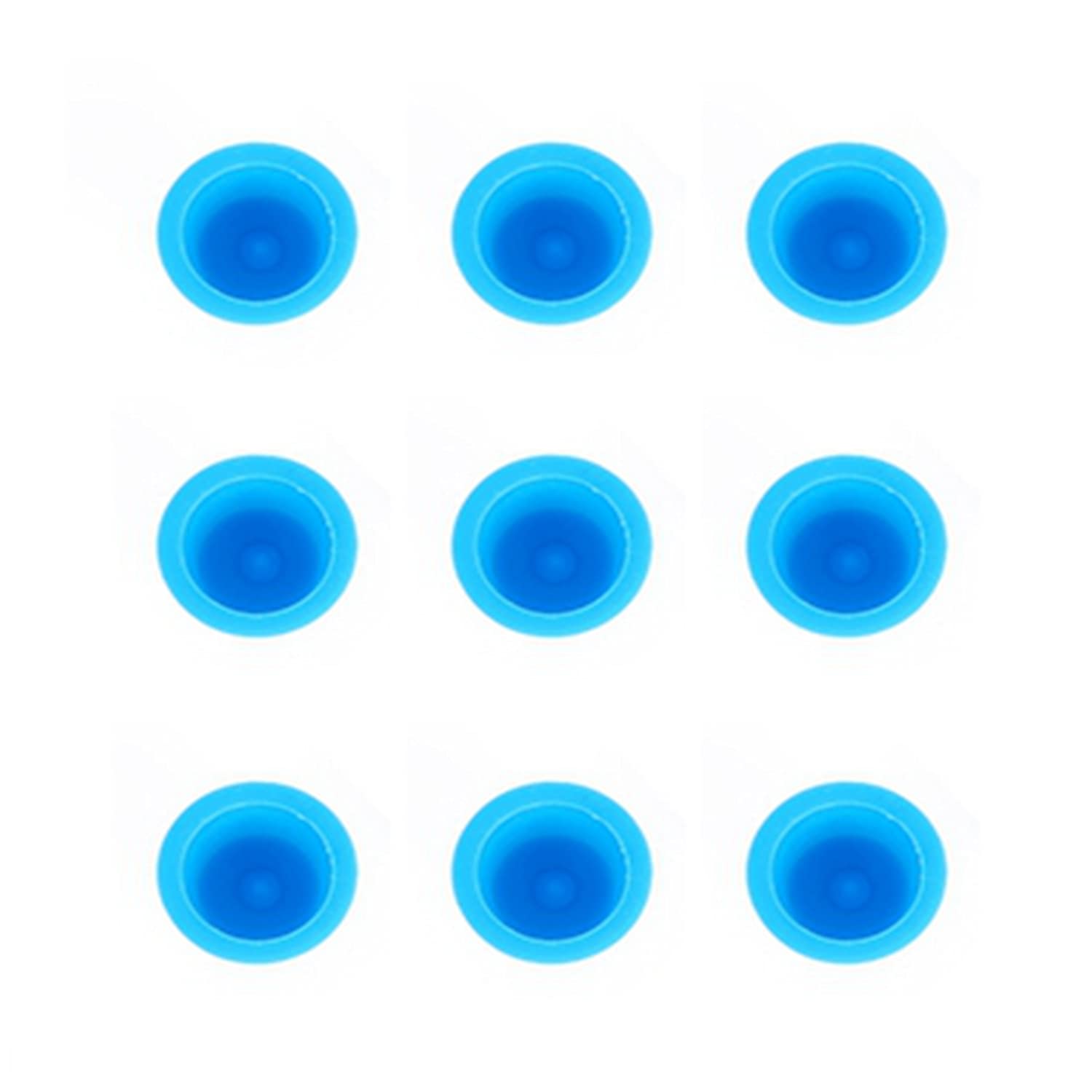 Blue Ink Caps Cups #13 Medium Size - 1000pcs Pigment Caps for Microblading & Tattoo Ink - Perfect for Professional Tattoo Artists & Permanent Makeup Studios