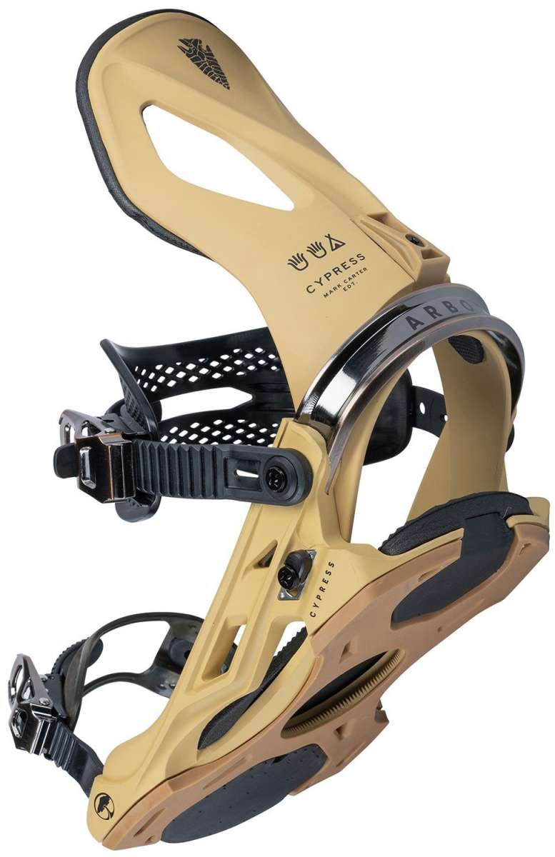 Arbor Cypress Snowboard Bindings 2024 - Premium All-Mountain Snowboard Bindings for Men & Women - Perfect for Freeride, Powder & Park Riding