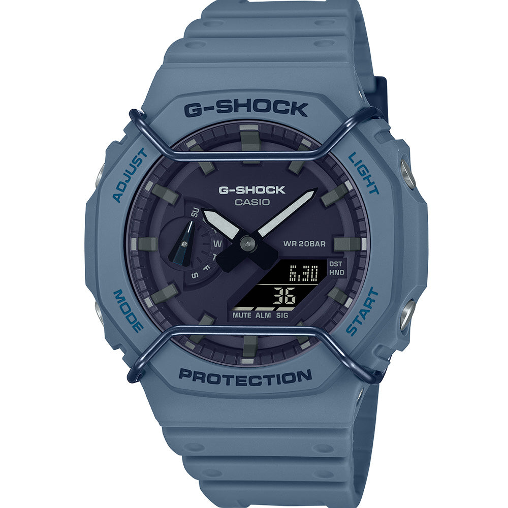Casio G-Shock GA2100PT-2 Analog-Digital Watch with Casioak Tone-on-Tone Protector Pack - Durable Sports & Outdoor Watch for Men - Perfect for Hiking, Running & Adventure Activities