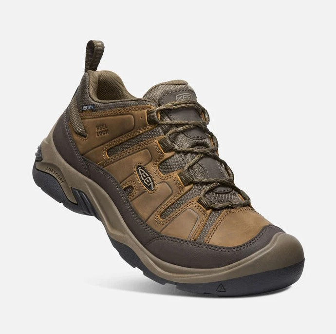 KEEN Circadia WP Wide Waterproof Hiking Boots for Men - Durable & Comfortable Outdoor Shoes for Trekking, Camping & Trail Adventures