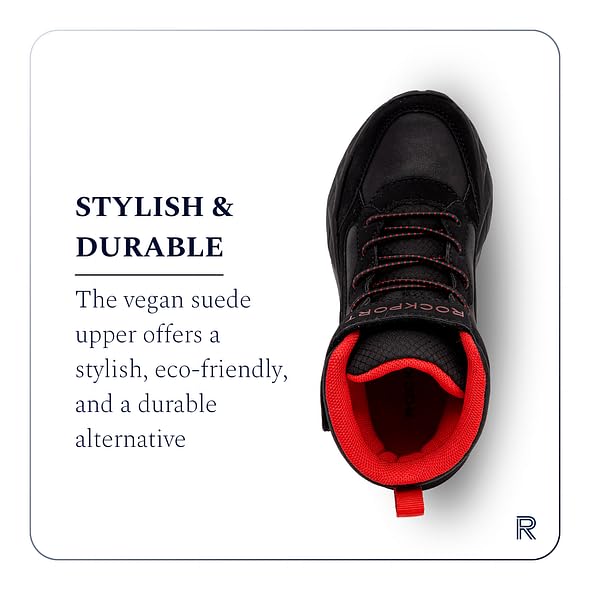 Rockport Kids Basketball Sneakers - High Top Athletic Shoes for School & Sports
