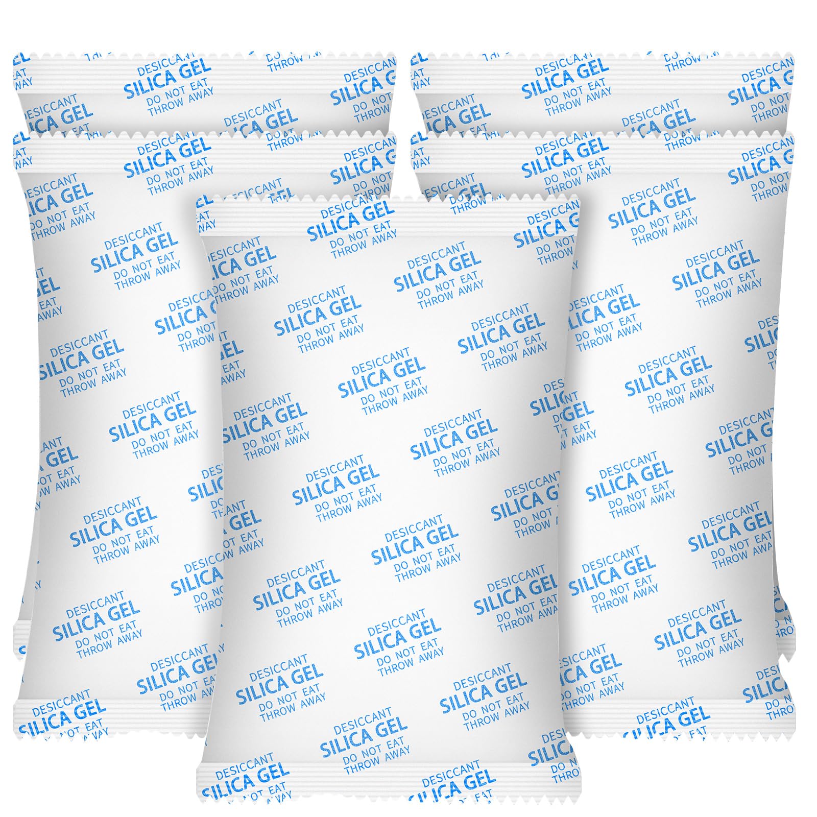 600g Large Reusable Silica Gel Desiccant Packs - 5 Pack | Moisture Absorbers for Cars, 3D Filaments, Basement & Garage | Safe Dehumidifier Packets for Vehicle Storage & Home Use