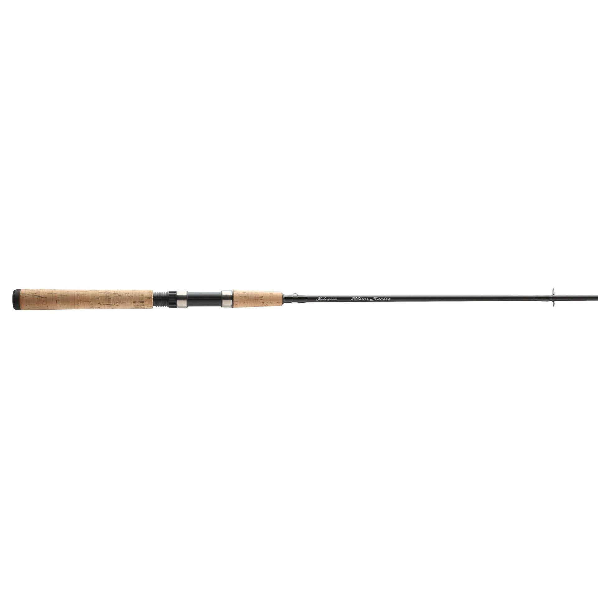 Micro Series Spinning Fishing Rod - Lightweight Graphite Freshwater & Saltwater Fishing Pole for Bass, Trout, and Walleye | Perfect for Shore Fishing, Boat Angling, and Kayak Adventures