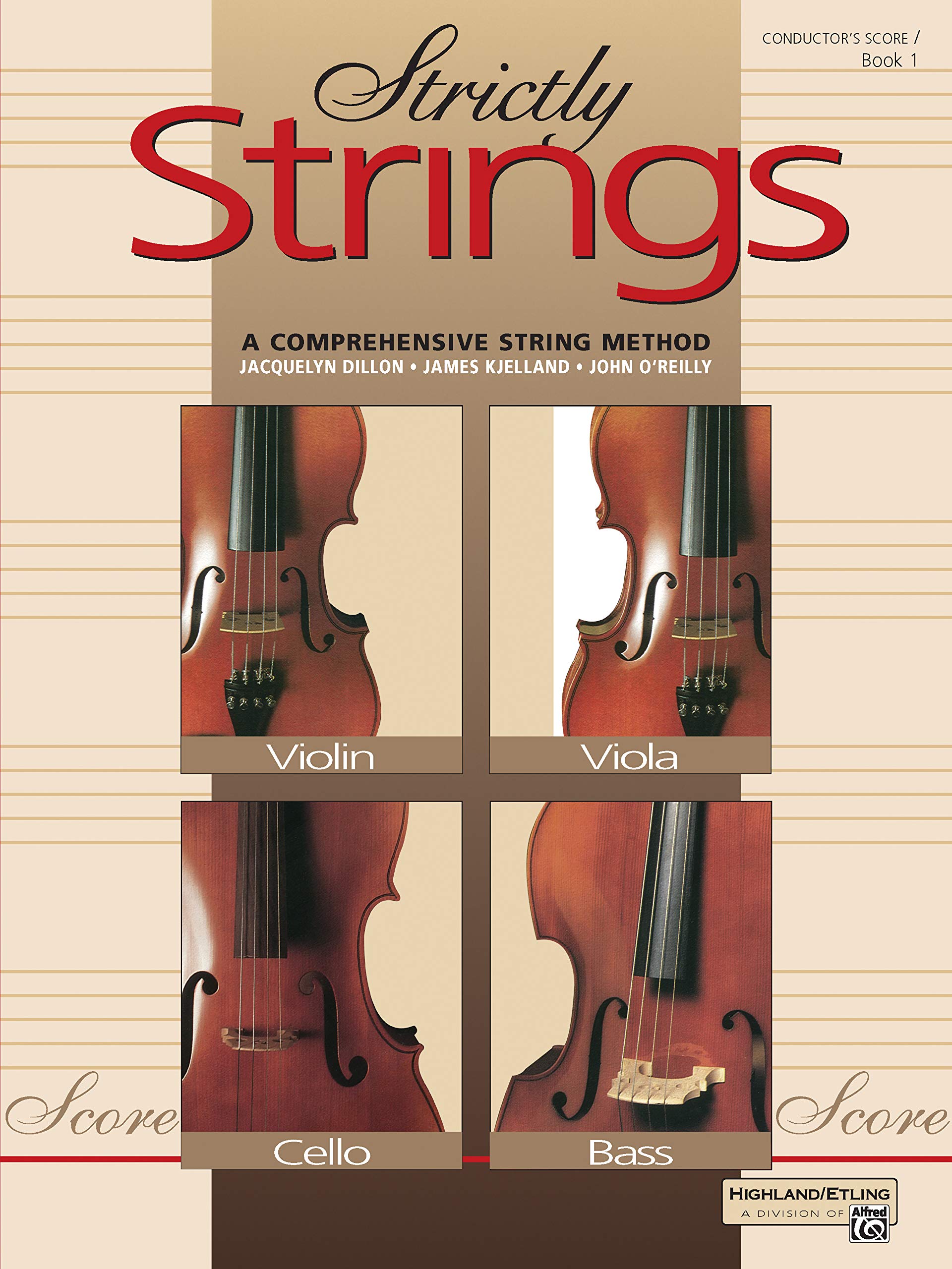 Strictly Strings Book 1 - Conductor's Score Comb Bound Music Book | Orchestra & Classroom Teaching Resource for String Instruments