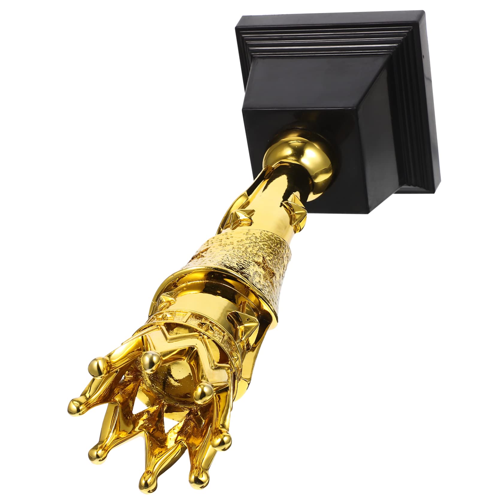 Yardwe 2-Pack Golden ABS Trophy Accessories for Kids - Perfect for School Awards, Sports Competitions & Achievement Celebrations