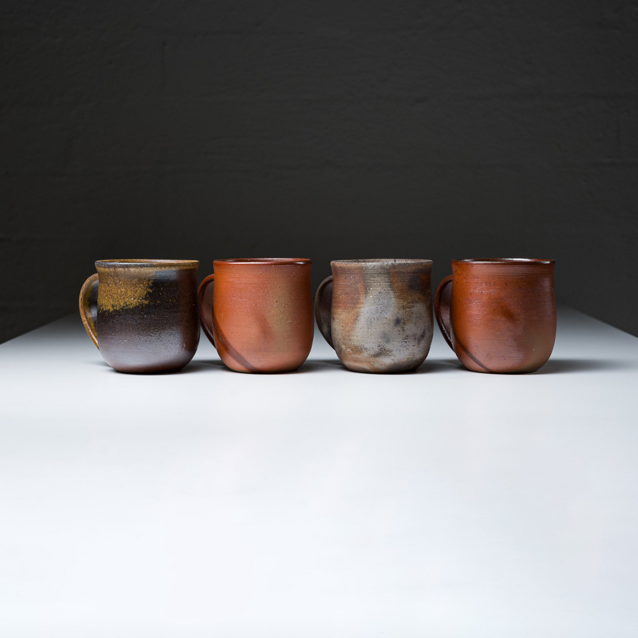 Bizen Pottery Regular Mug Cup - Handcrafted Japanese Ceramic Coffee Cup for Home & Office Use - Traditional Sangiri Design - Perfect for Tea, Coffee, or Hot Chocolate
