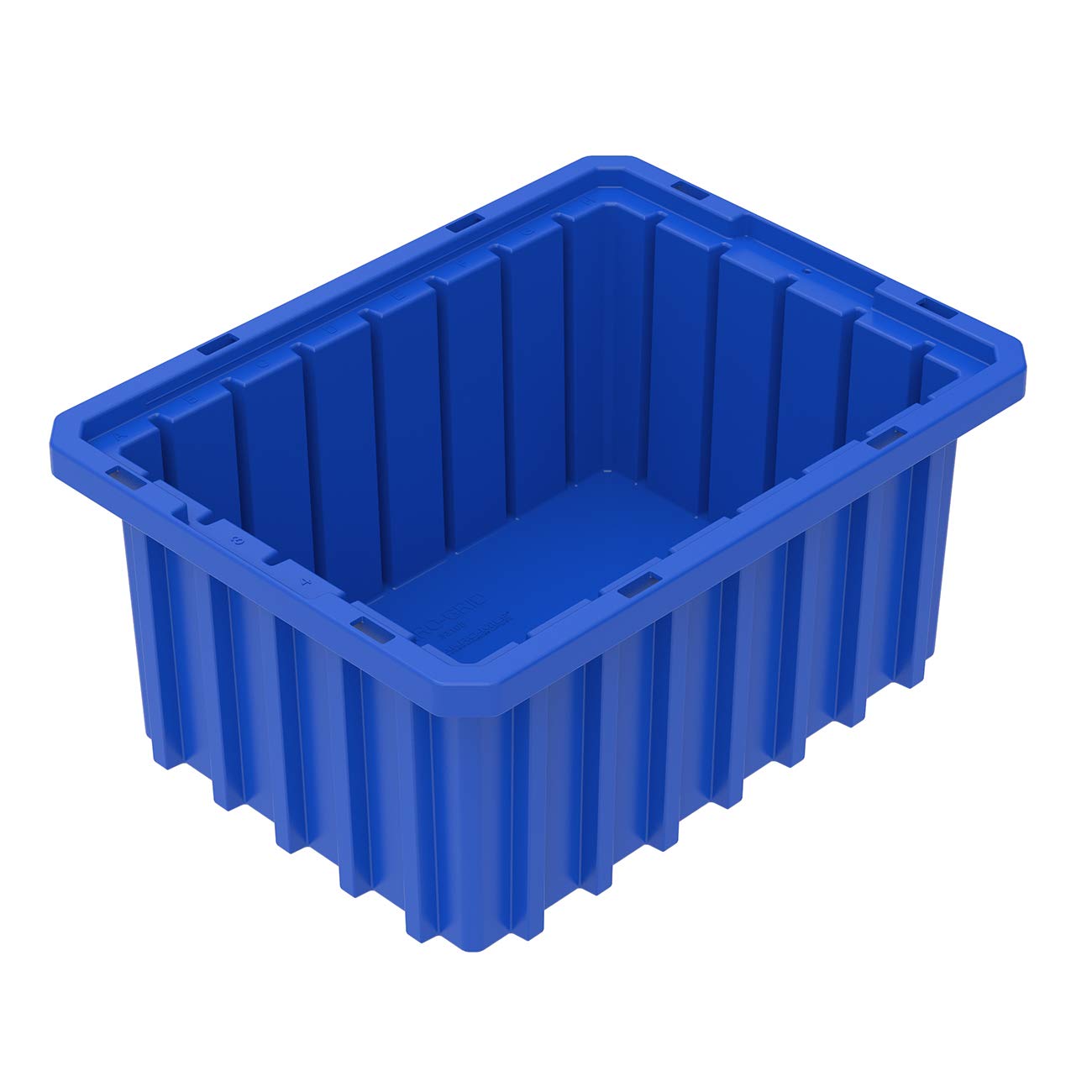 Akro-Mils 33105 Stackable Plastic Storage Bins - 20 Pack Blue Modular Organizer Boxes (10.875