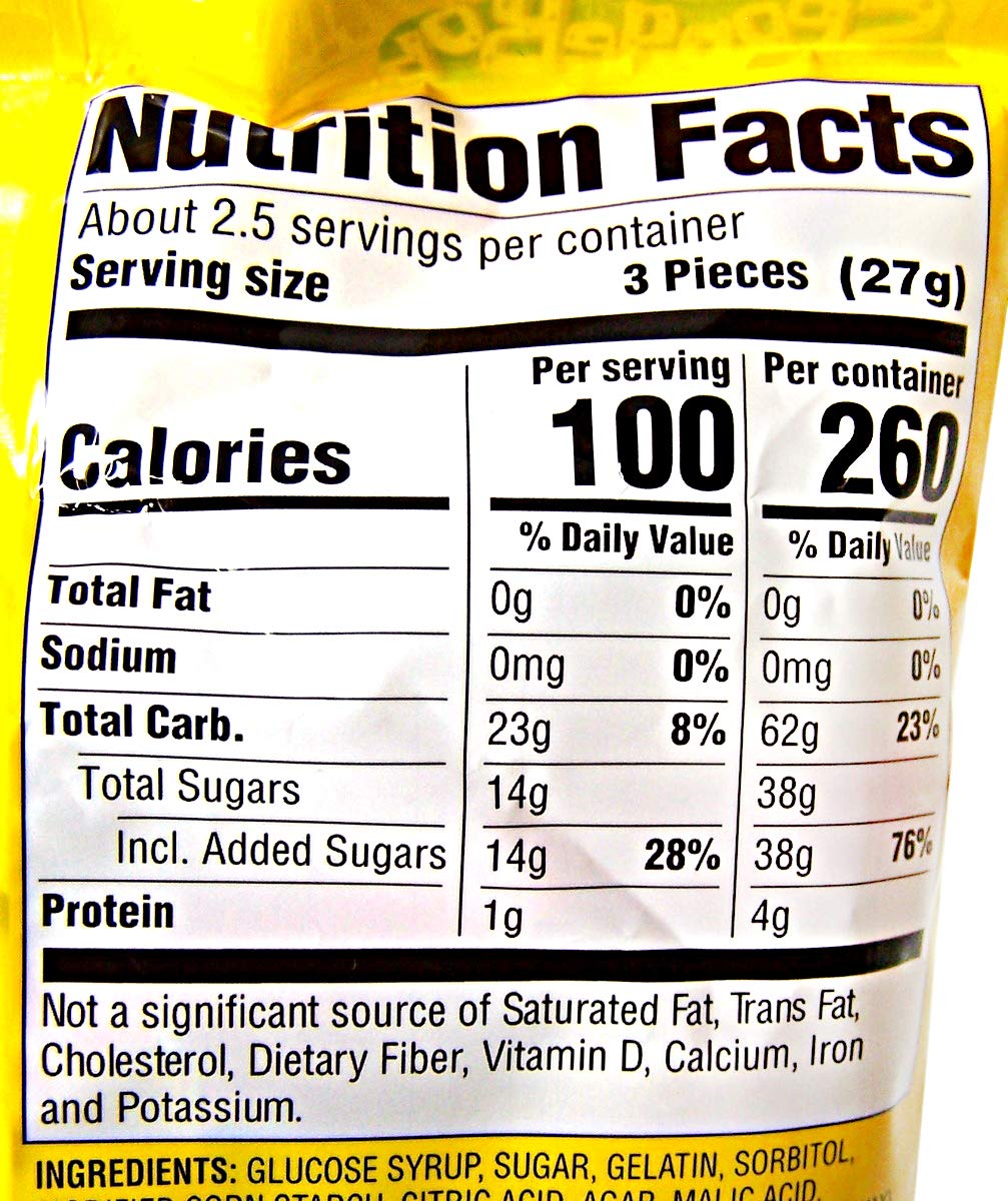 Nickelodeon SpongeBob SquarePants Gummy Krabby Patties Candy - 2.54oz (72g) Sweet & Chewy SpongeBob-Themed Treats - Perfect for Birthday Parties, Halloween & Kids Snacks
