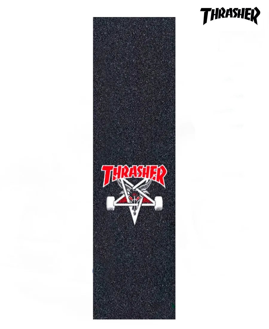 Lija Thrasher Grips - Premium Skateboard Grip Tape for Enhanced Control & Durability - Perfect for Street Skating, Park Riding & Skateboard Tricks