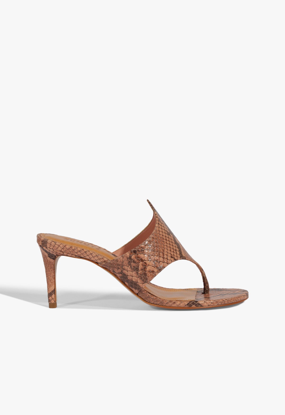 Elena Women's Snake Print Sandals with Mid Heel (S2092400300005) - Perfect for Summer Outfits, Beach Vacations & Casual Wear