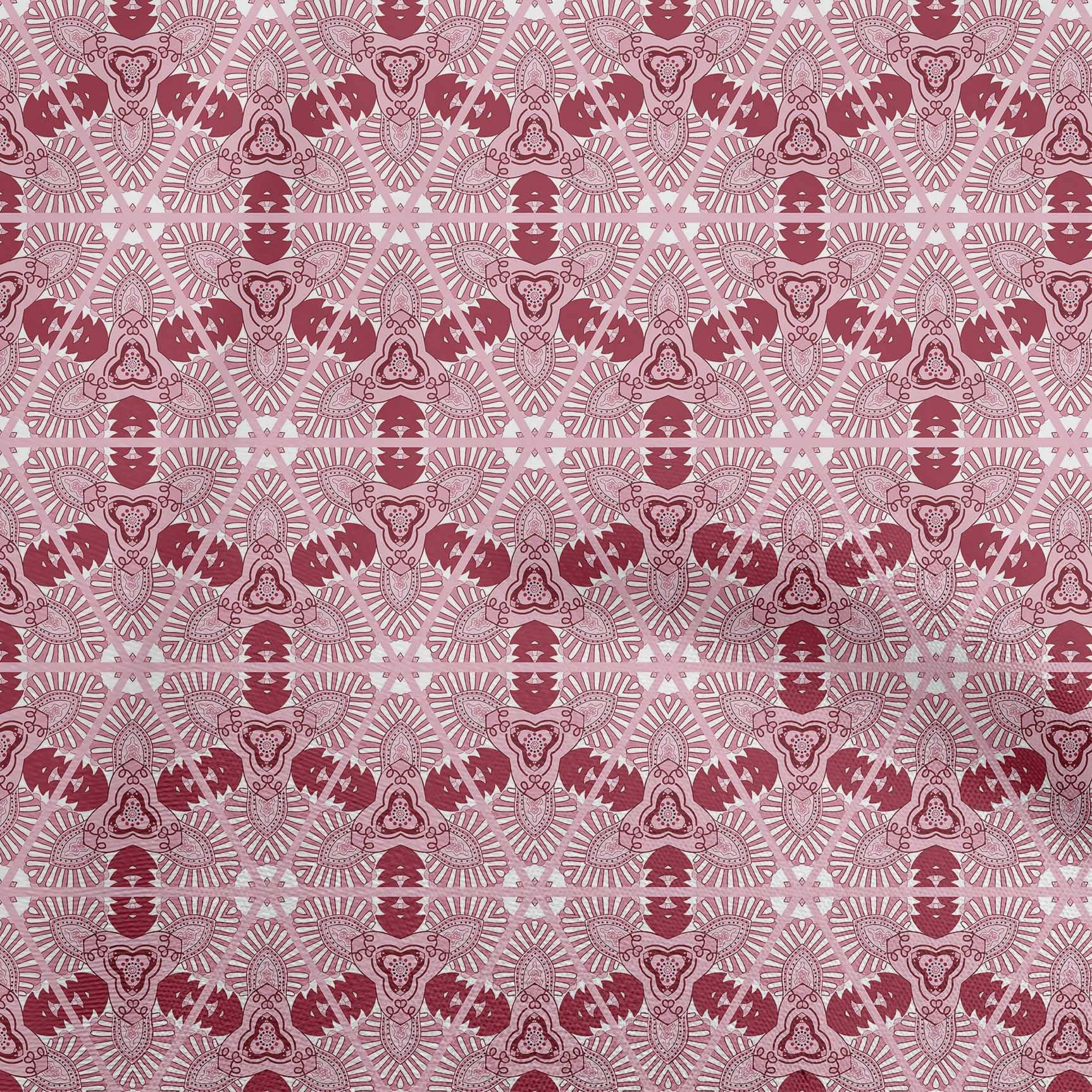oneOone Rayon Maroon African Print Fabric by The Yard - 56 Inch Wide Premium Sewing Material for DIY Clothing, Dresses & Home Decor | Perfect for African Fashion, Quilting & Craft Projects