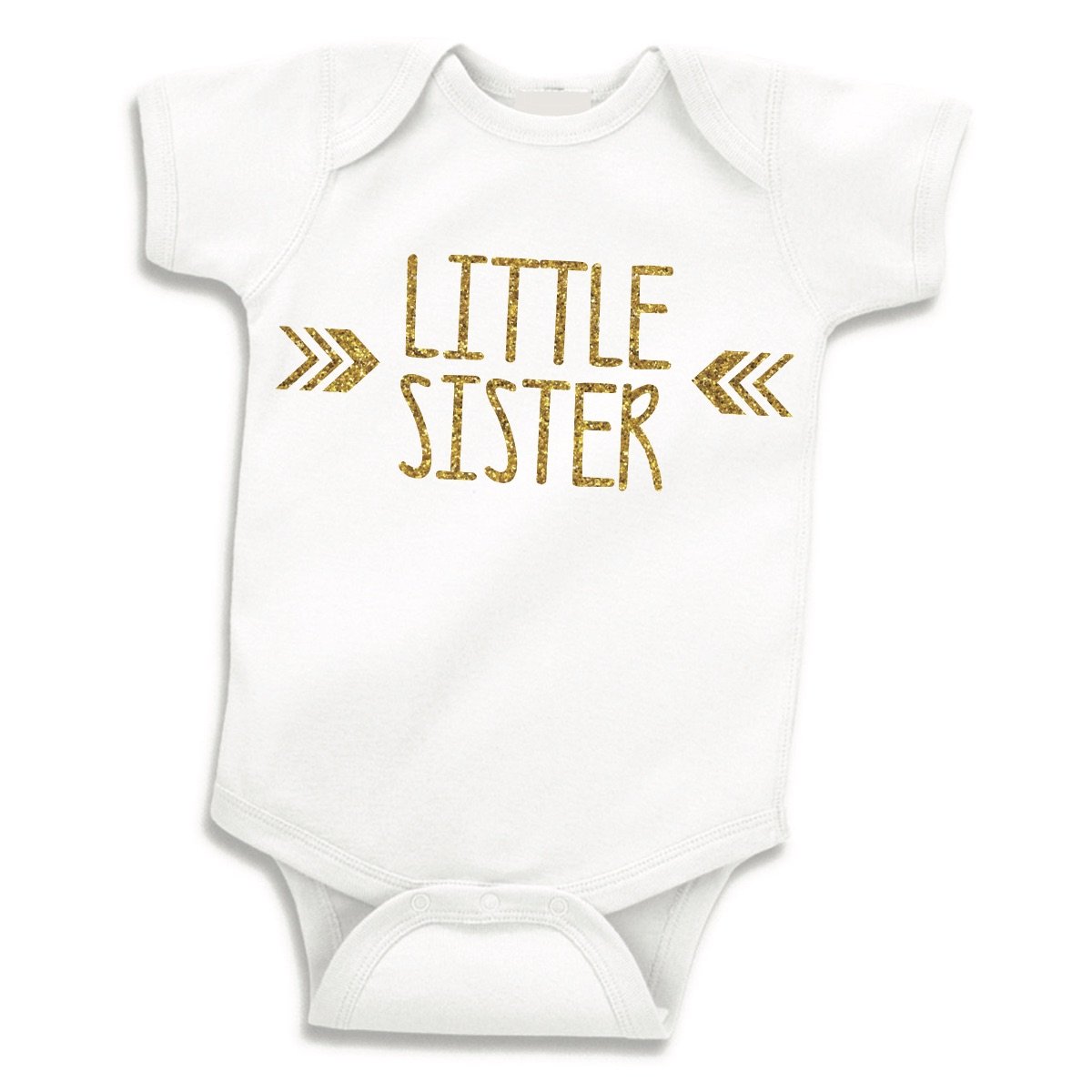 Little Sister Shirt for Baby Girl | Newborn Outfits 12-18 Months | Cute Sibling Matching Clothes for Family Photos & Special Occasions