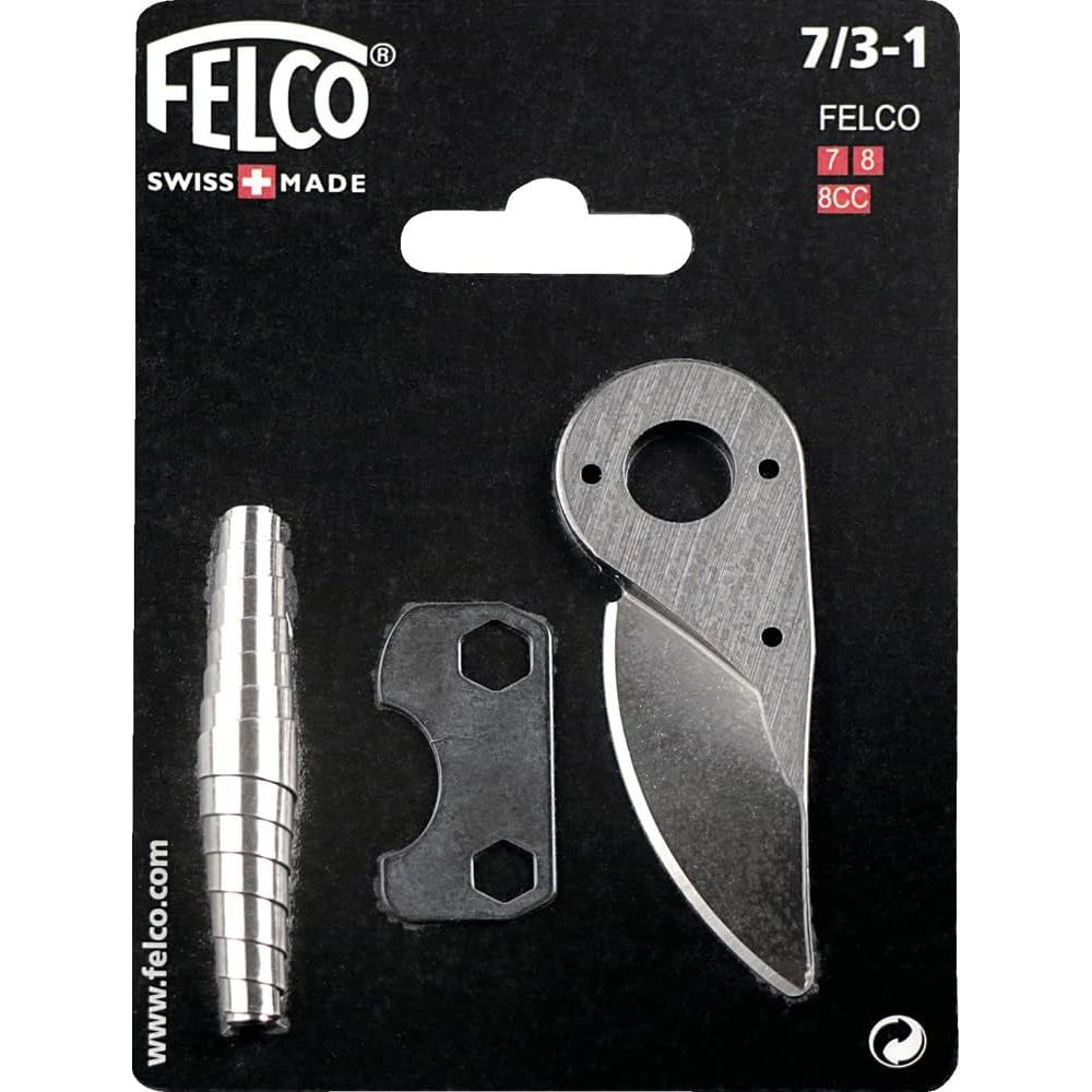 FELCO Replacement Kit for Hand Pruners - Spare Blade, Spring & Adjustment Key | Compatible with FELCO Garden Shears & Clippers | Perfect for Gardening, Landscaping & Outdoor Maintenance