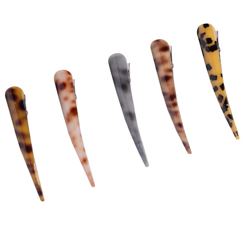 Alligator Hair Clips for Women - 5.5 Inch Large Crocodile Hair Barrettes, Duckbill Styling Hair Clips for Thick Hair - Perfect for Ponytails, Updos, and Everyday Hairstyles