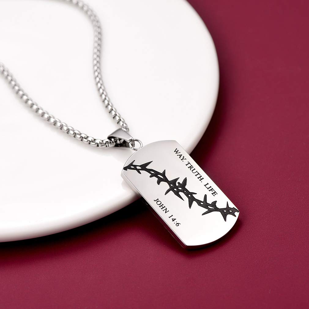 FaithHeart Jesus Ichthus Necklace - Stainless Steel & Gold Plated Christian Fish Pendant Jewelry with Gift Box - Customizable Religious Necklace for Baptism, Confirmation & Daily Wear
