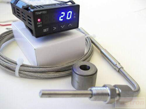 48x24mm Digital Temperature Controller - 85-265VAC Wide Voltage, K-Type Thermocouple Input, SSR/Relay Output for Industrial Ovens, HVAC Systems & Home Brewing