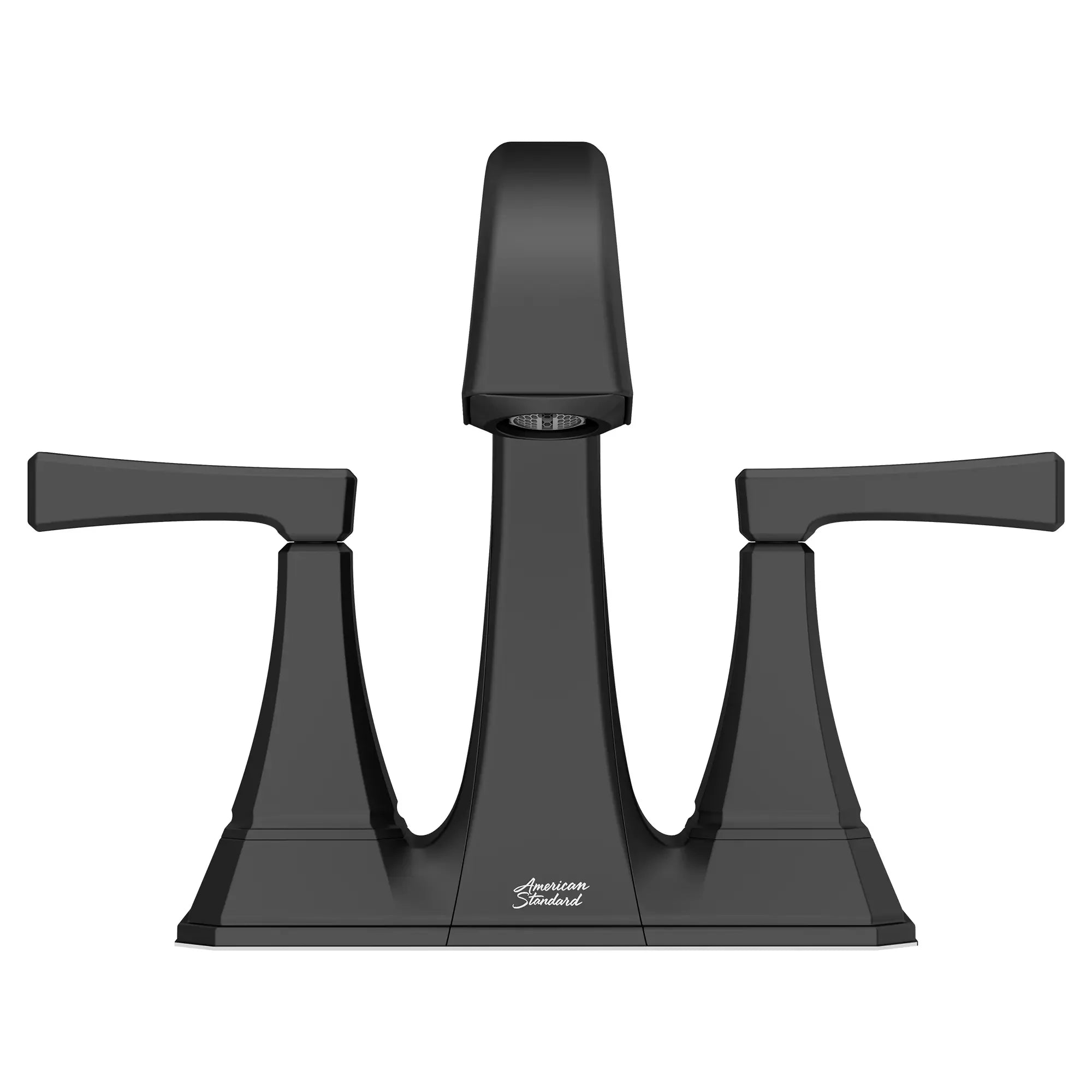 Crawford 4 Inch Centerset 2 Handle Bathroom Faucet - 1.2 GPM/4.5 LPM Water-Saving Design with Lever Handles - Perfect for Small Bathrooms, Powder Rooms & Vanities