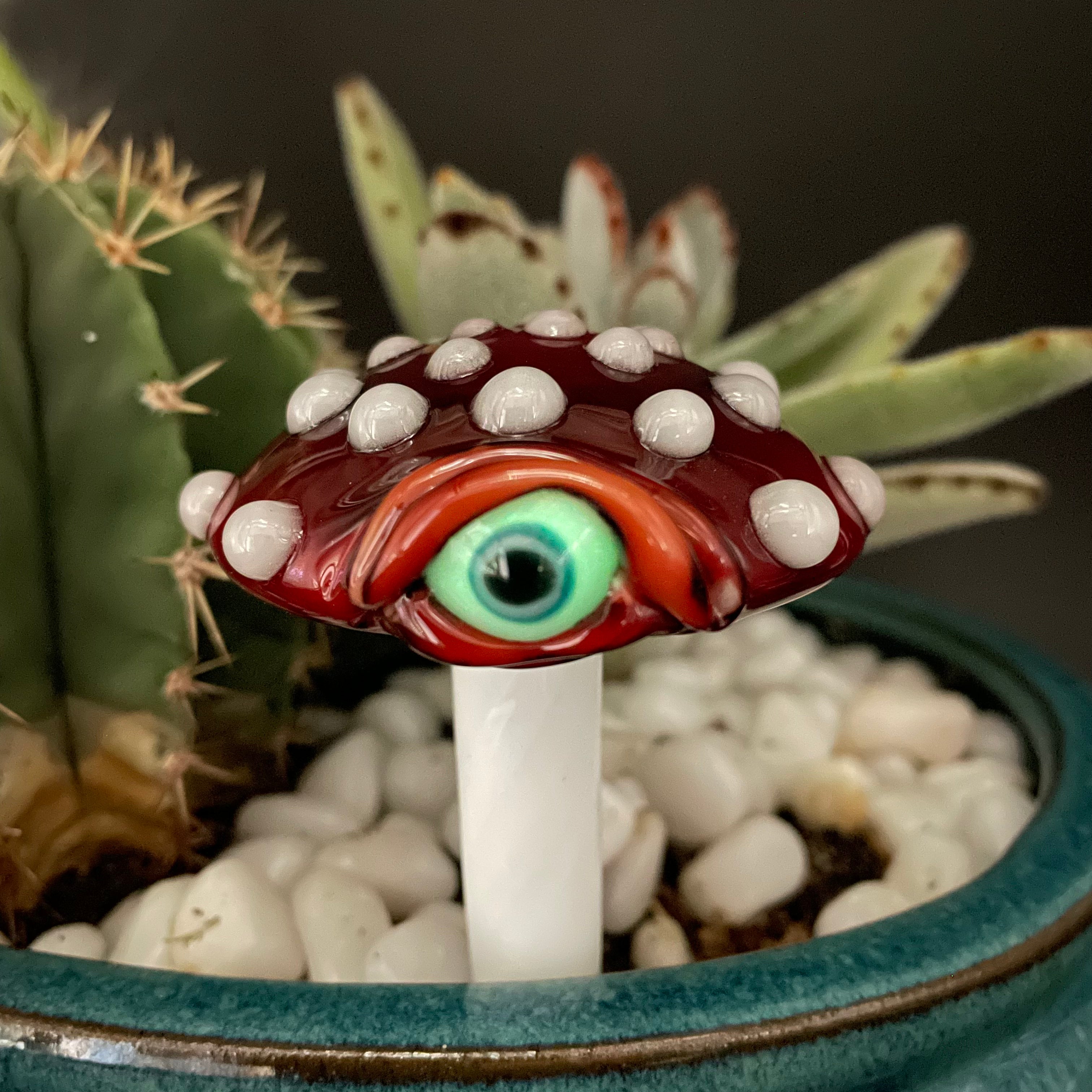 Premium Mushroom Plant Decor - Handmade Ceramic Mushroom Planter for Home & Garden Decor - Perfect for Indoor Plants, Succulents, and Fairy Gardens