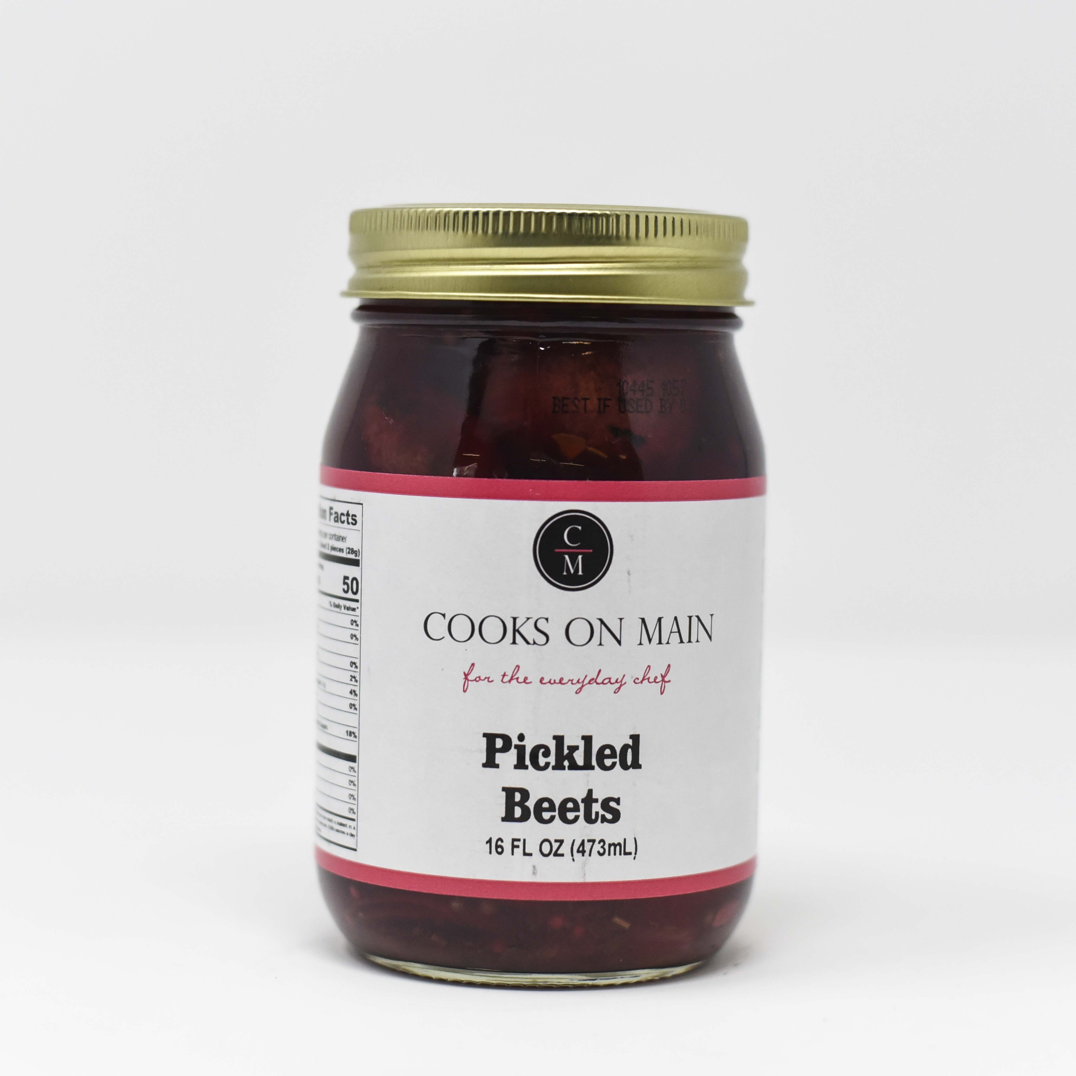 Organic Pickled Beets - Non-GMO, Gluten-Free, No Preservatives - Perfect for Salads, Sandwiches & Charcuterie Boards