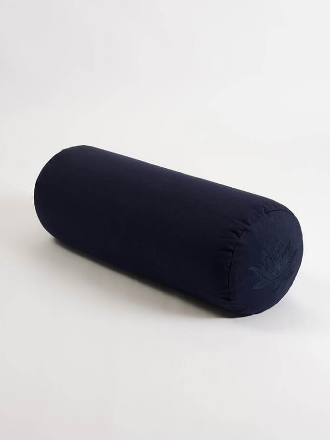 Organic Cotton Buckwheat Meditation Bolster Cushion for Yoga & Zen Relaxation - Perfect for Yoga Studios, Home Meditation & Stress Relief