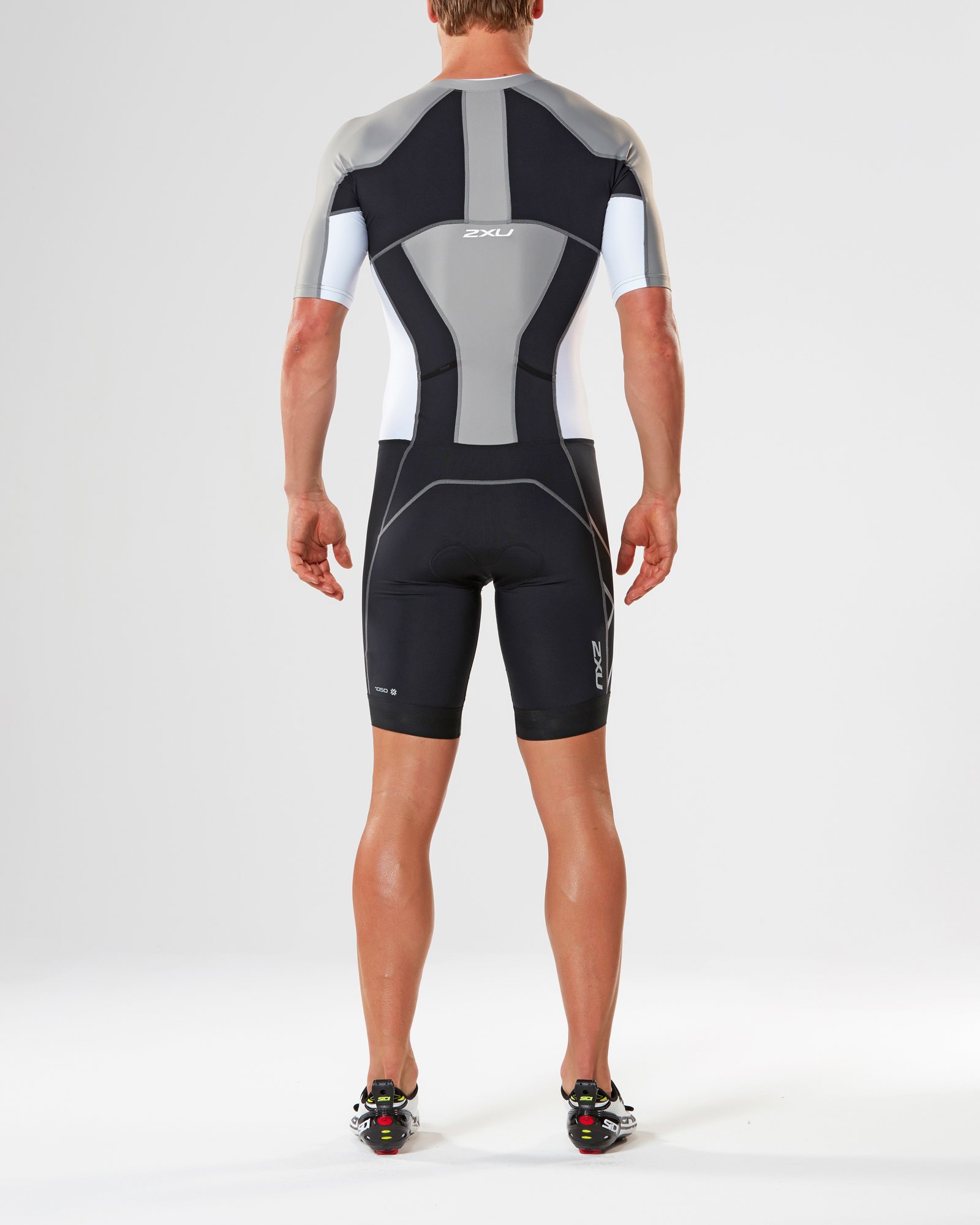 2XU Men's High-Performance Compression Trisuit with Zip Sleeves - Ideal for Triathlon, Cycling & Running Training