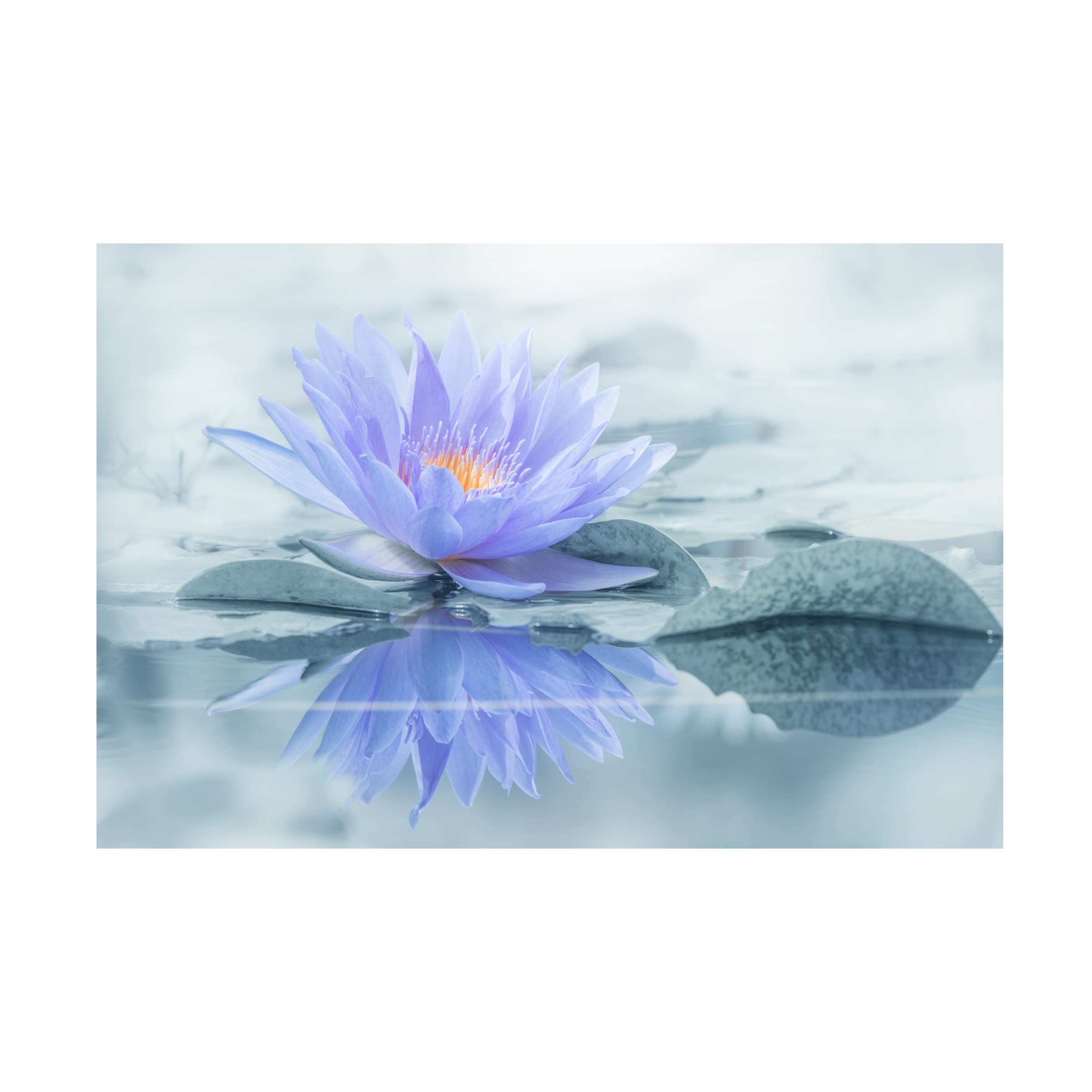 Takashi Suzuki 'Reflection' Canvas Wall Art Print - Modern Abstract Painting for Living Room, Bedroom & Office Decor
