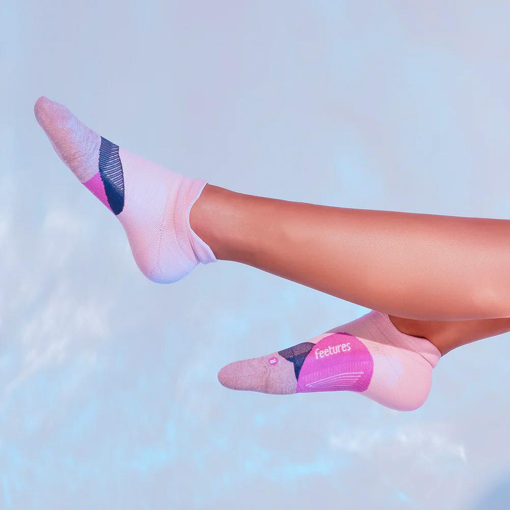 Elite Light Cushion No Show Tab Socks for Women & Men - Breathable Anti-Slip Invisible Socks for Running, Sneakers & Casual Wear