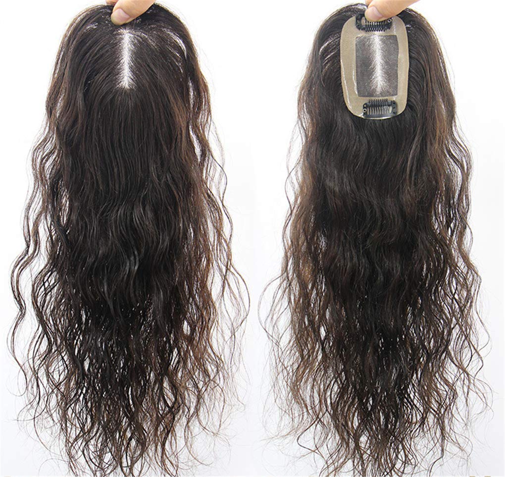 Clip-In Human Hair Toppers for Women with Thinning Hair - 14