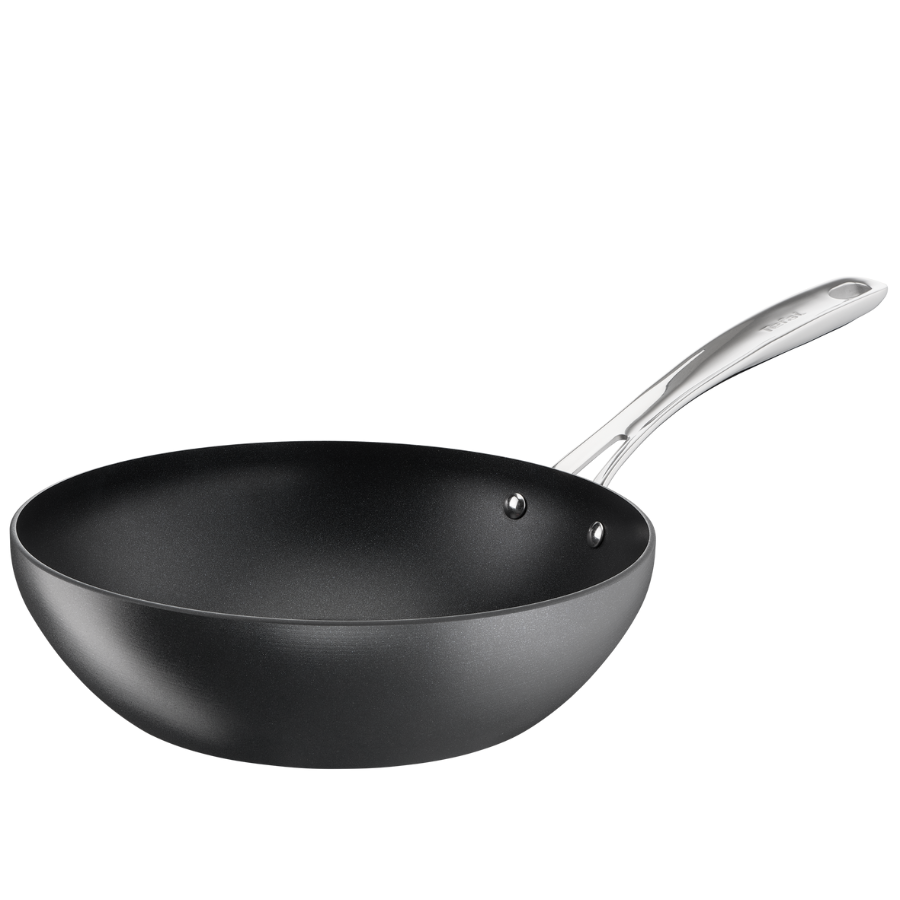 Tefal Unlimited Premium 28cm Non-Stick Induction Wok Pan - Professional Stir Fry Cooking for Asian Cuisine & Healthy Meals
