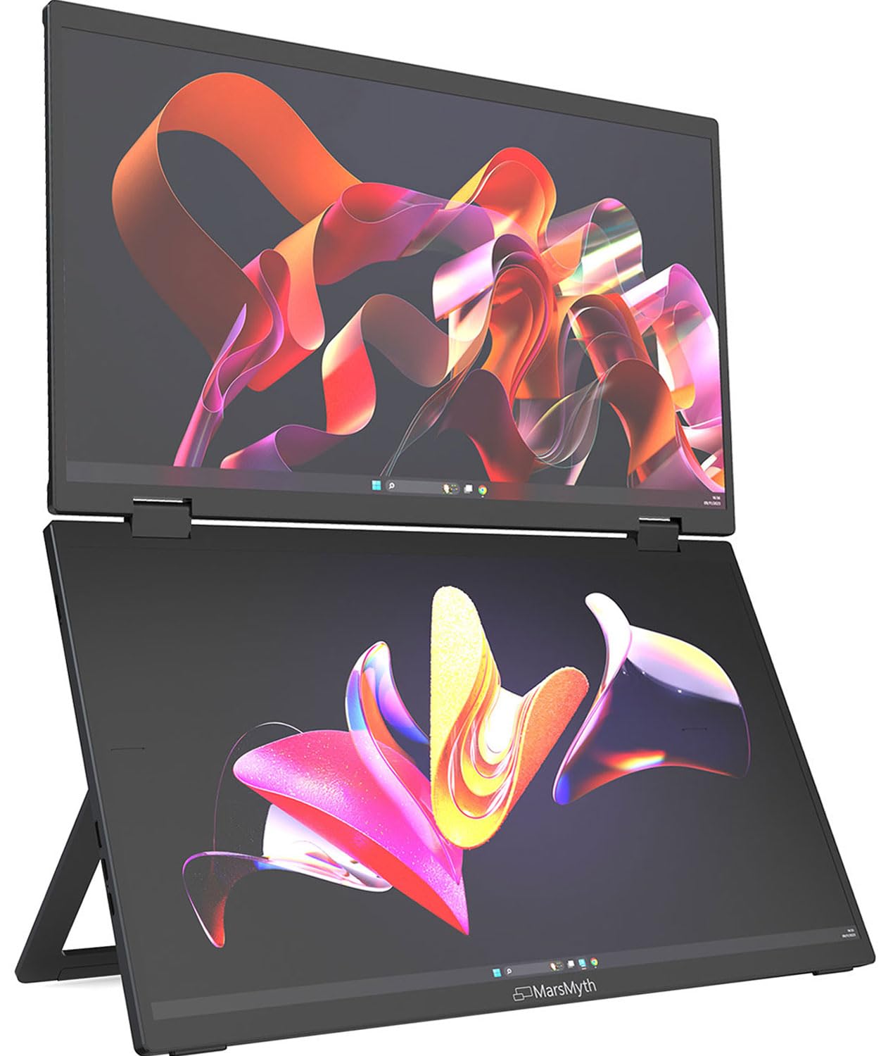 14-inch Portable Laptop Monitor - 1920x1080 FHD IPS Display, 60Hz Refresh Rate, USB-C/HDMI Input - Lightweight Second Screen for Travel, Home Office, Gaming & Productivity - Perfect for Remote Work, Coding & Multitasking