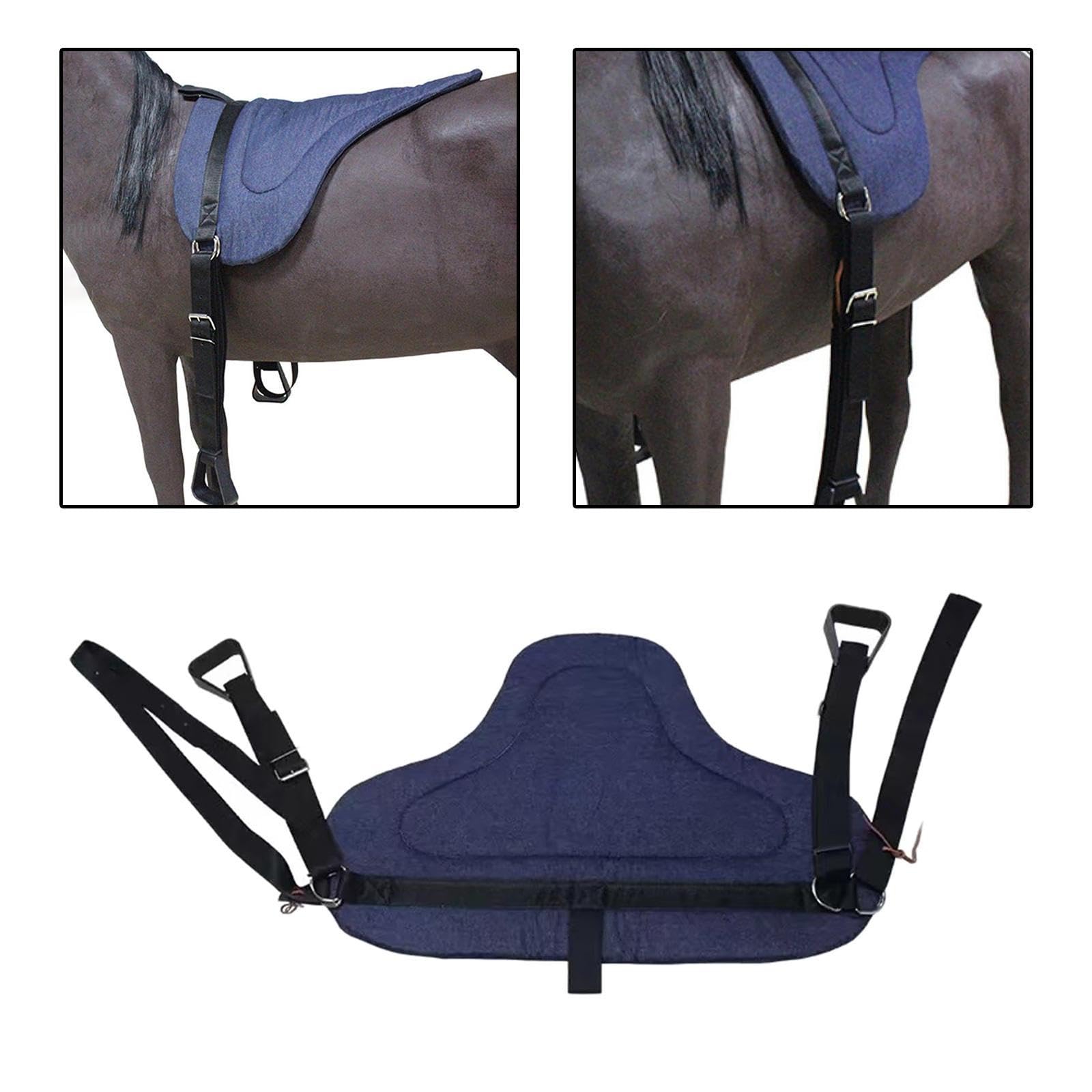 Kokiya Anti-Slip Western Saddle Pad for Horses - Comfortable Riding Seat Saver for Trail Riding, Training & Show Jumping