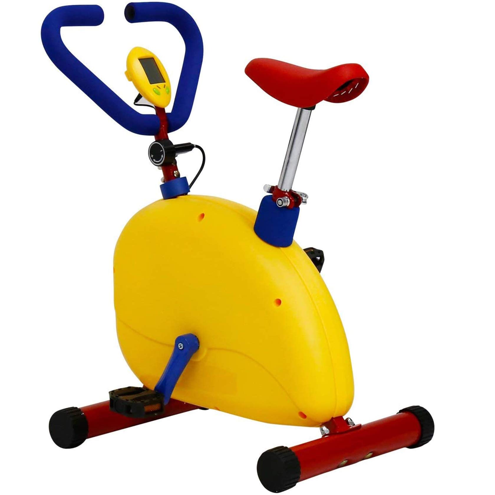 **Kids Exercise Bike - Adjustable Seat Indoor Cardio Training Equipment for Toddlers & Children | Fun & Fitness Stationary Bike for Home, Gym, Playroom**