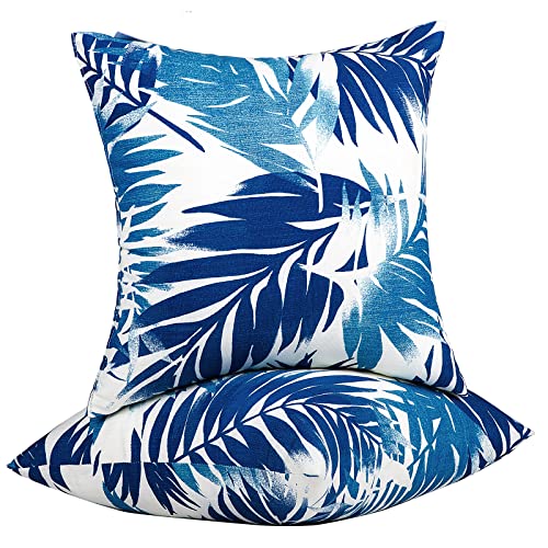 Blue Palm Leaves