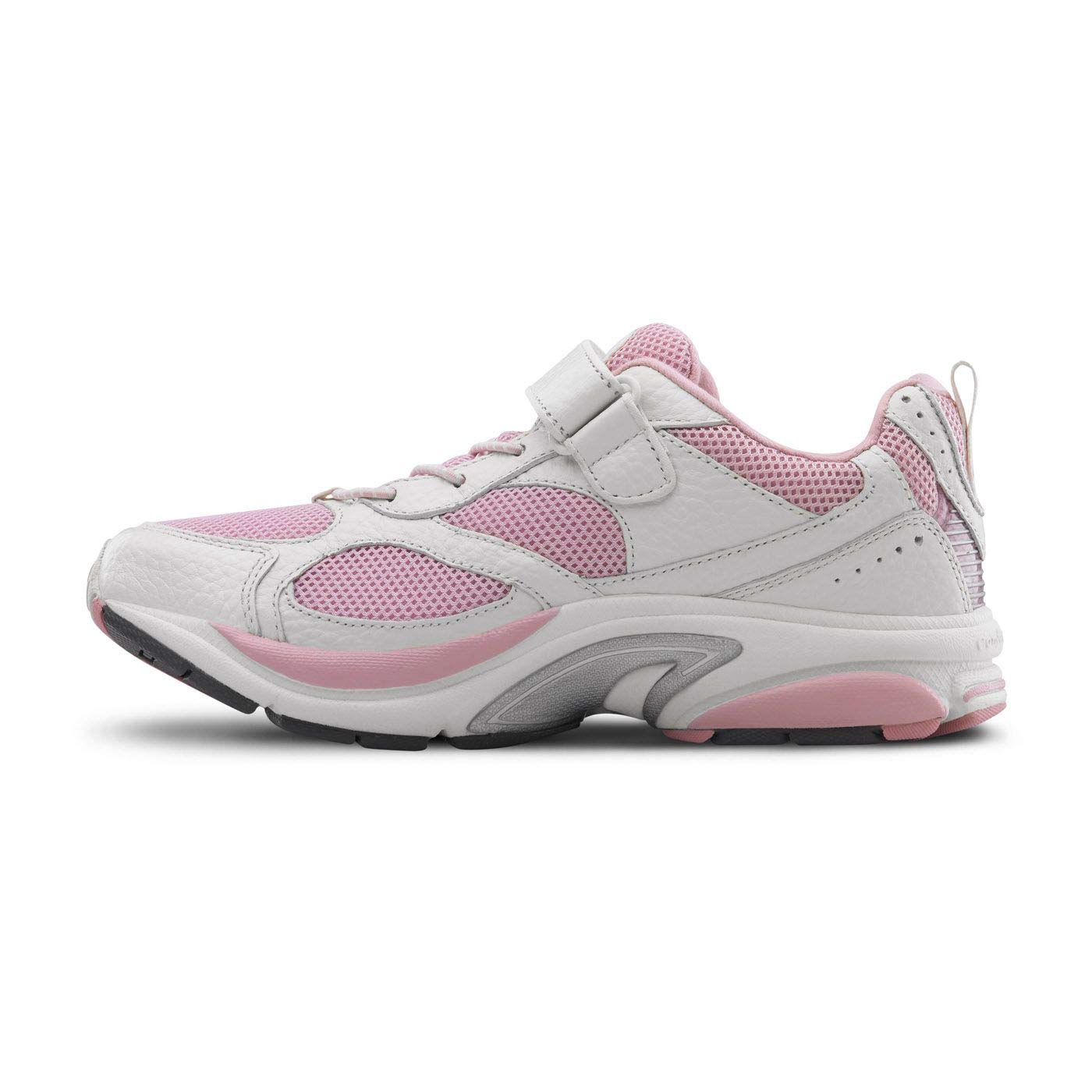 Dr. Comfort Victory White Therapeutic Shoes for Women with Gel Inserts - Stylish Closure - Women's Sneakers & Athletic Shoes for Plantar Fasciitis, Diabetes & All-Day Comfort