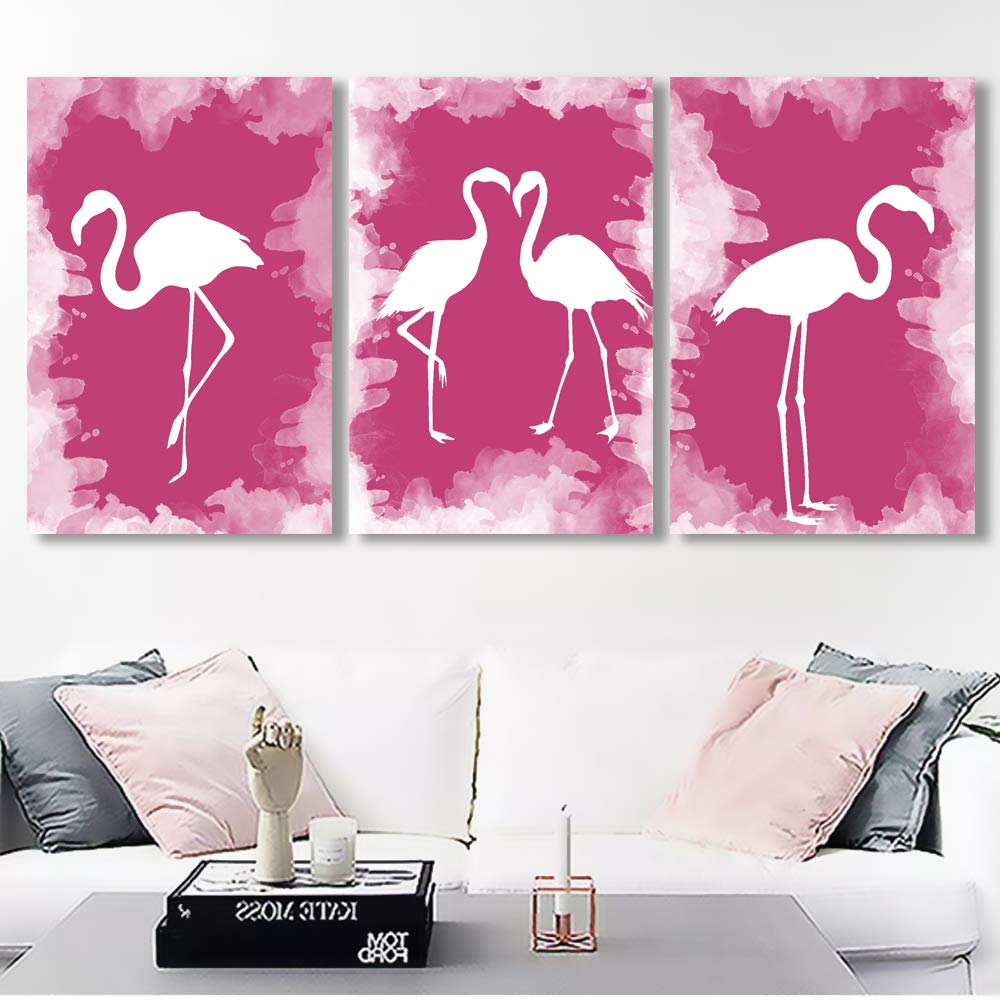 Abstract Ink Giclee Canvas Wall Art - 3 Panel Set 16