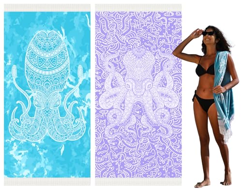2 Pack Blue Purple Octopus