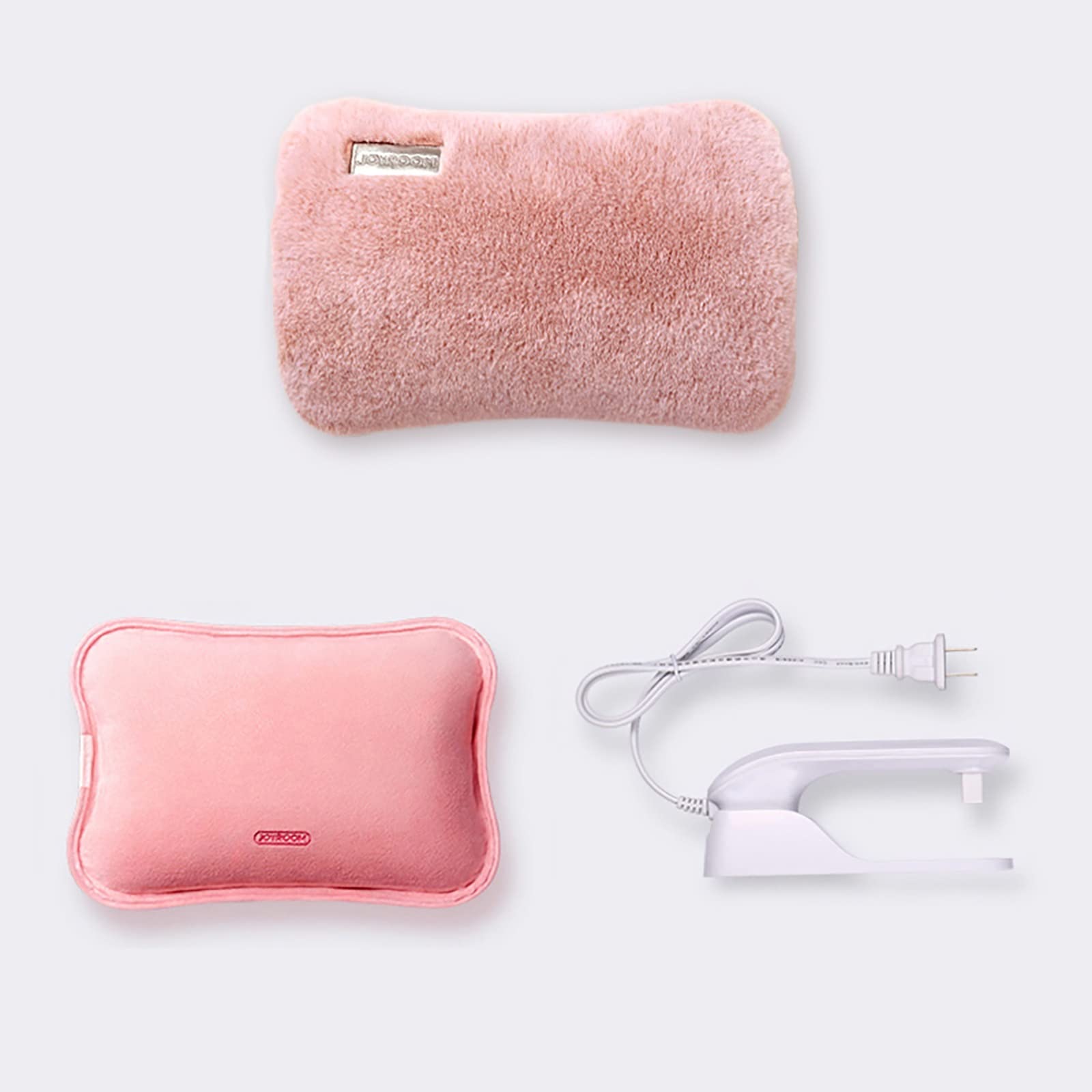 Rechargeable Electric Heating Pad with Soft Plush Cover - Portable Hot Water Bottle for Back, Neck & Period Pain Relief - Perfect Gift for Women, Men & Kids - Ideal for Home, Office & Travel Use