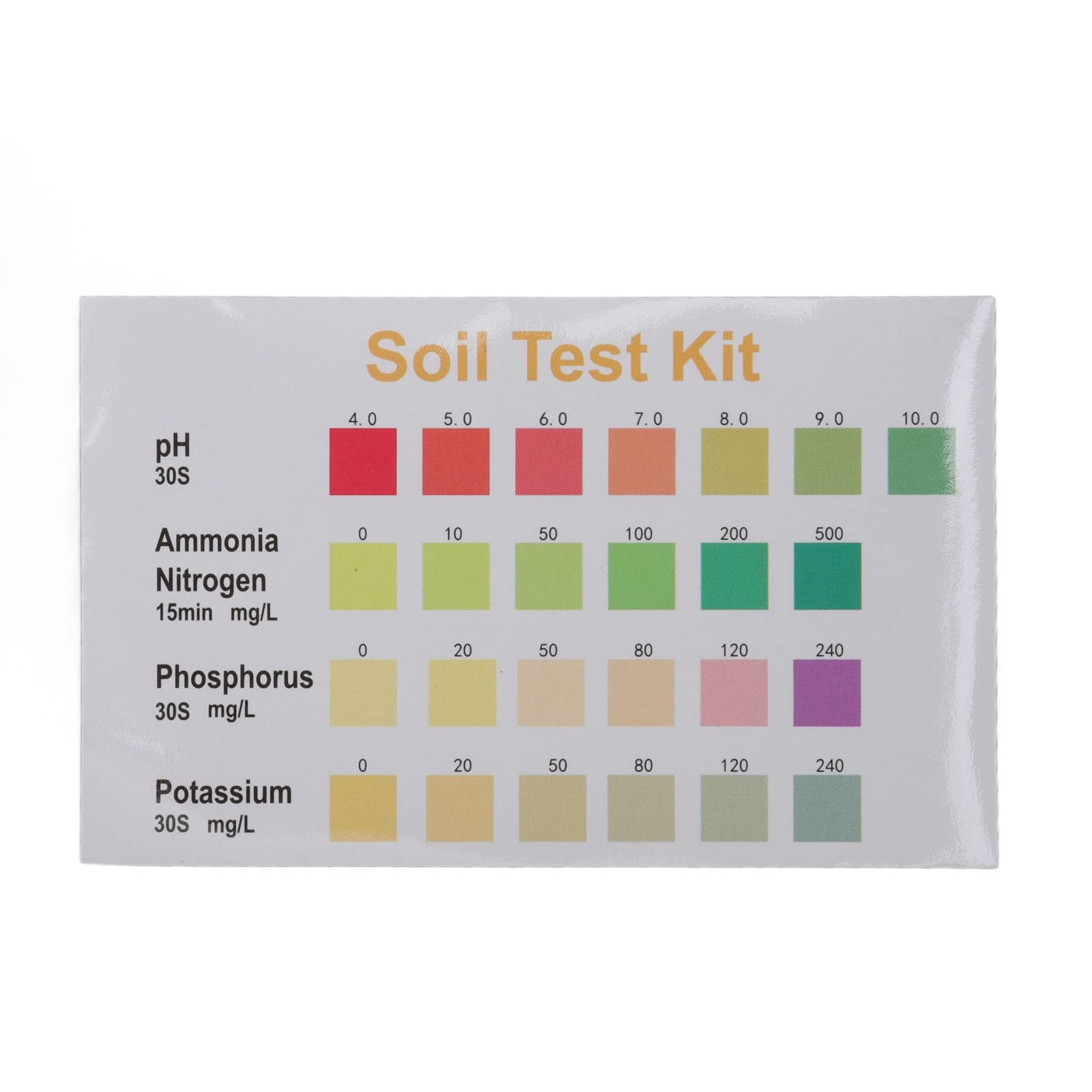 3-in-1 Soil pH Tester Kit with Nitrogen & Potassium Measurement | Digital Soil Test Kit for Agriculture, Gardening & Lawn Care | Includes Test Reagents, Tubes & Control Sheets | Perfect for Home Gardens, Farms & Plant Nurseries