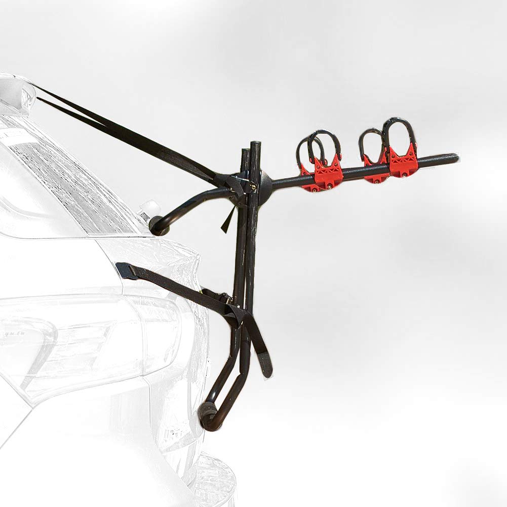 Heavy Duty 2 Bike Trunk Mount Rack for SUV - Secure Bike Carrier for Cars | Perfect for Road Trips, Camping & Cycling Adventures