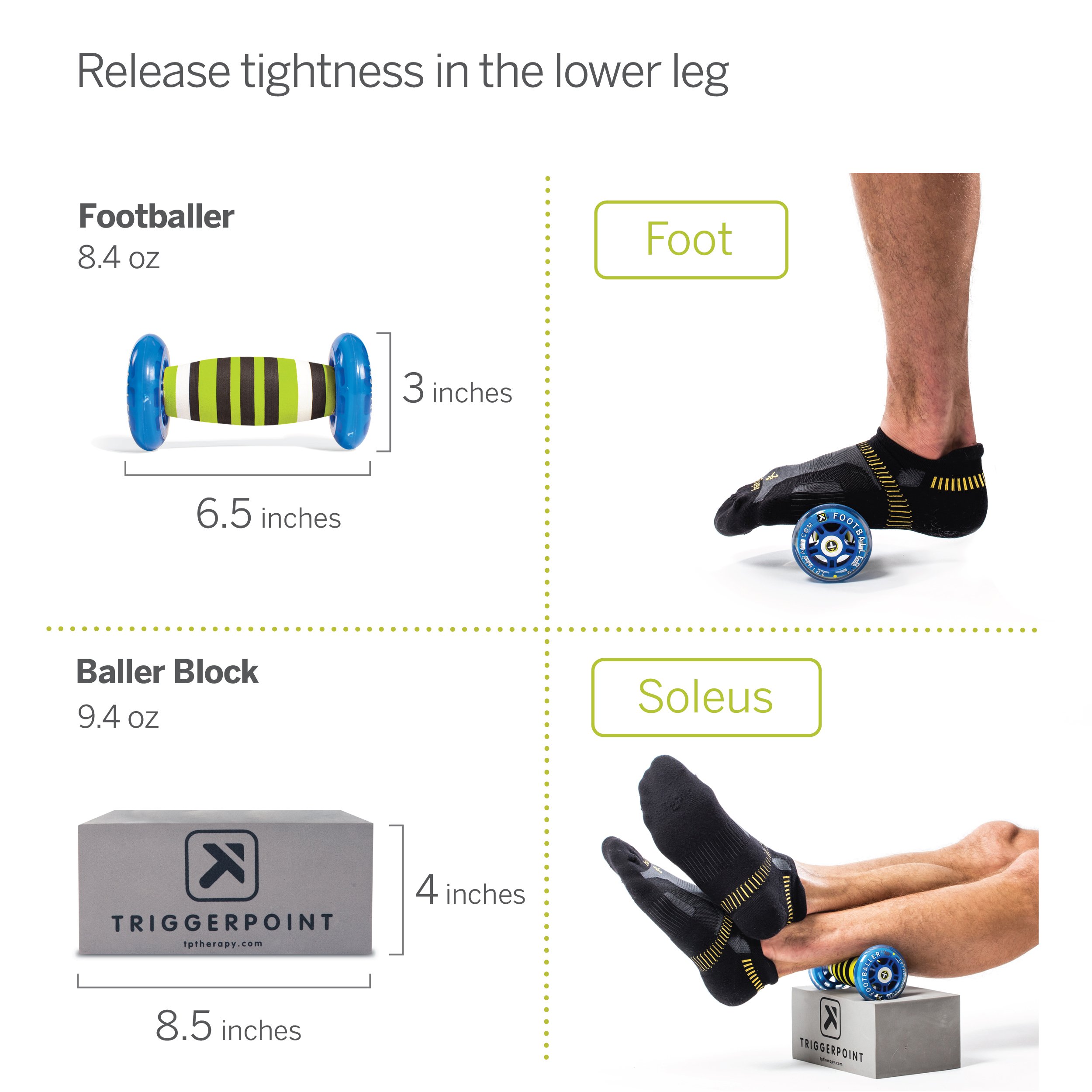 TriggerPoint Performance Therapy Collection - 6-Piece Deep Tissue Massage Set for Full Body Relief | Ideal for Athletes, Recovery & Muscle Pain Relief at Home or Gym