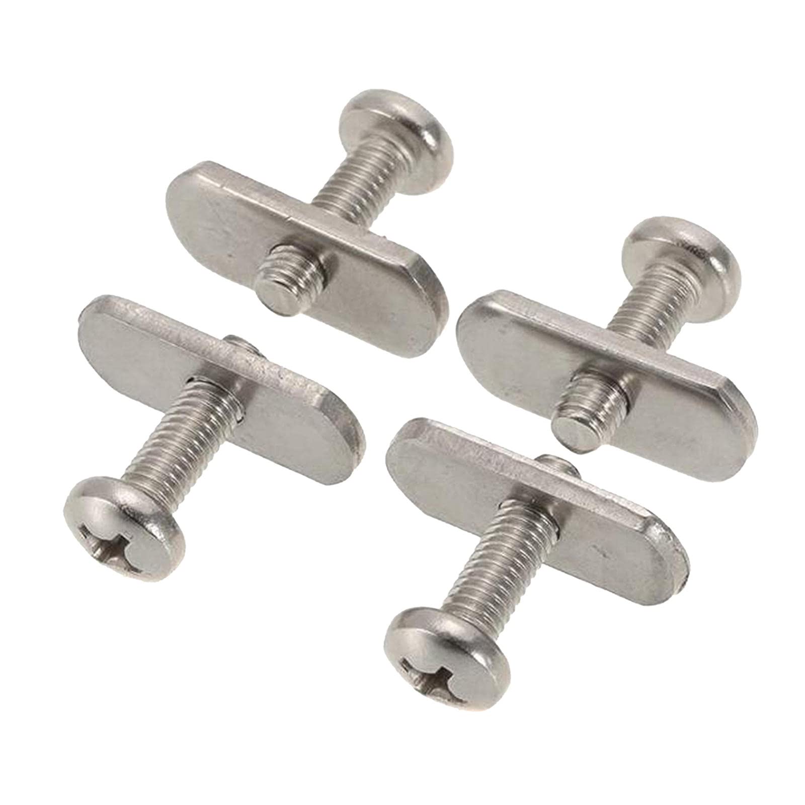4 Sets Kayak Screws and Nuts Hardware Kit - Stainless Steel Rail Track Mounting System for Fishing Boats & Kayaks | Waterproof Marine Accessories for Kayak Fishing and Boat Equipment Installation