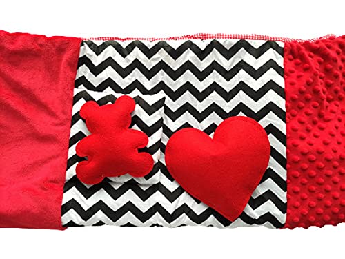 Handmade TimoSimo Baby Play Mat - Soft Tummy Time & Sensory Activity Mat for Infants | Non-Slip Padded Baby Gym Mat with Interactive Toys | Perfect for Nursery, Daycare & Developmental Play