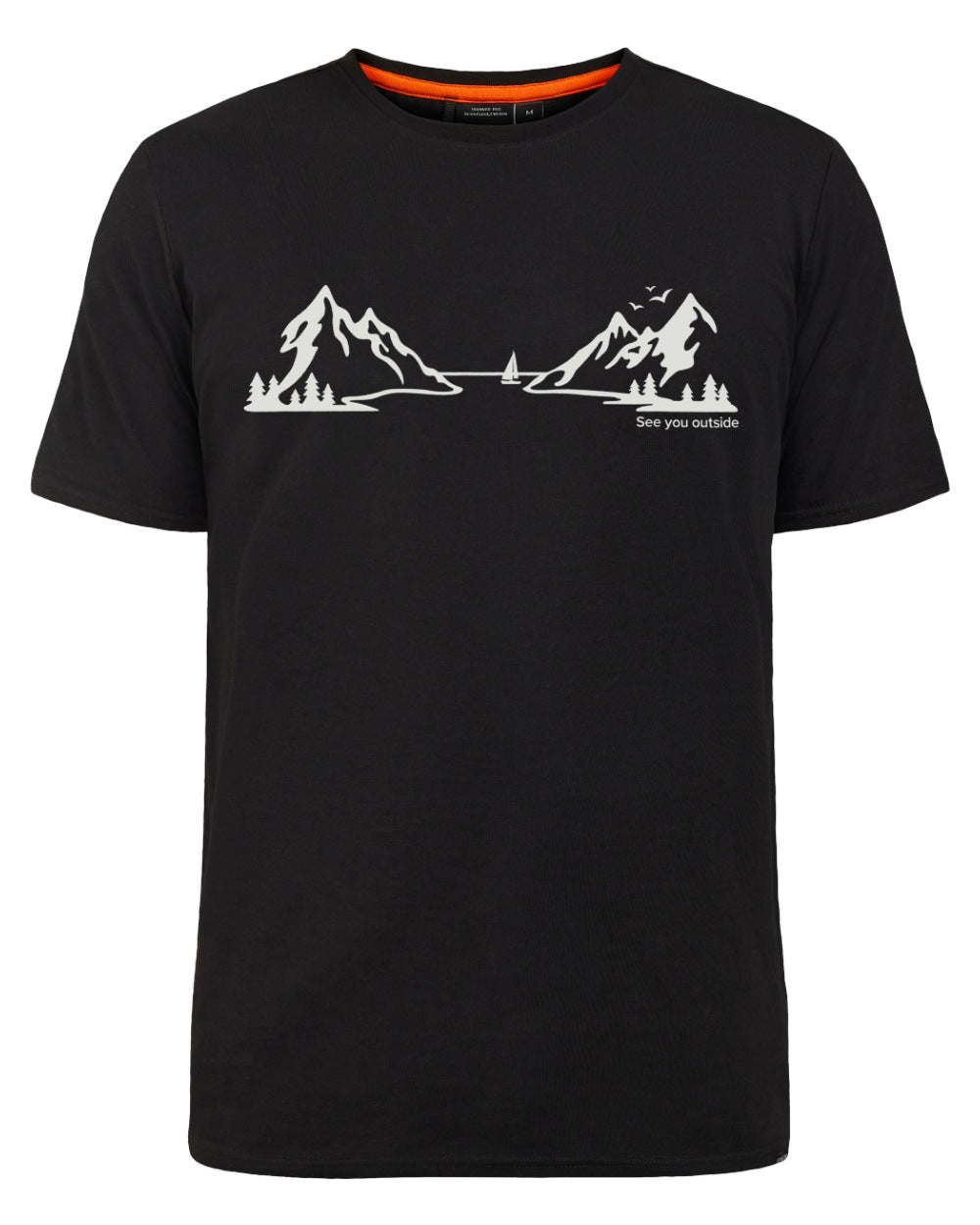 Didriksons Men's Harald Landscape T-Shirt - Comfortable Cotton Tee for Outdoor Adventures & Casual Wear