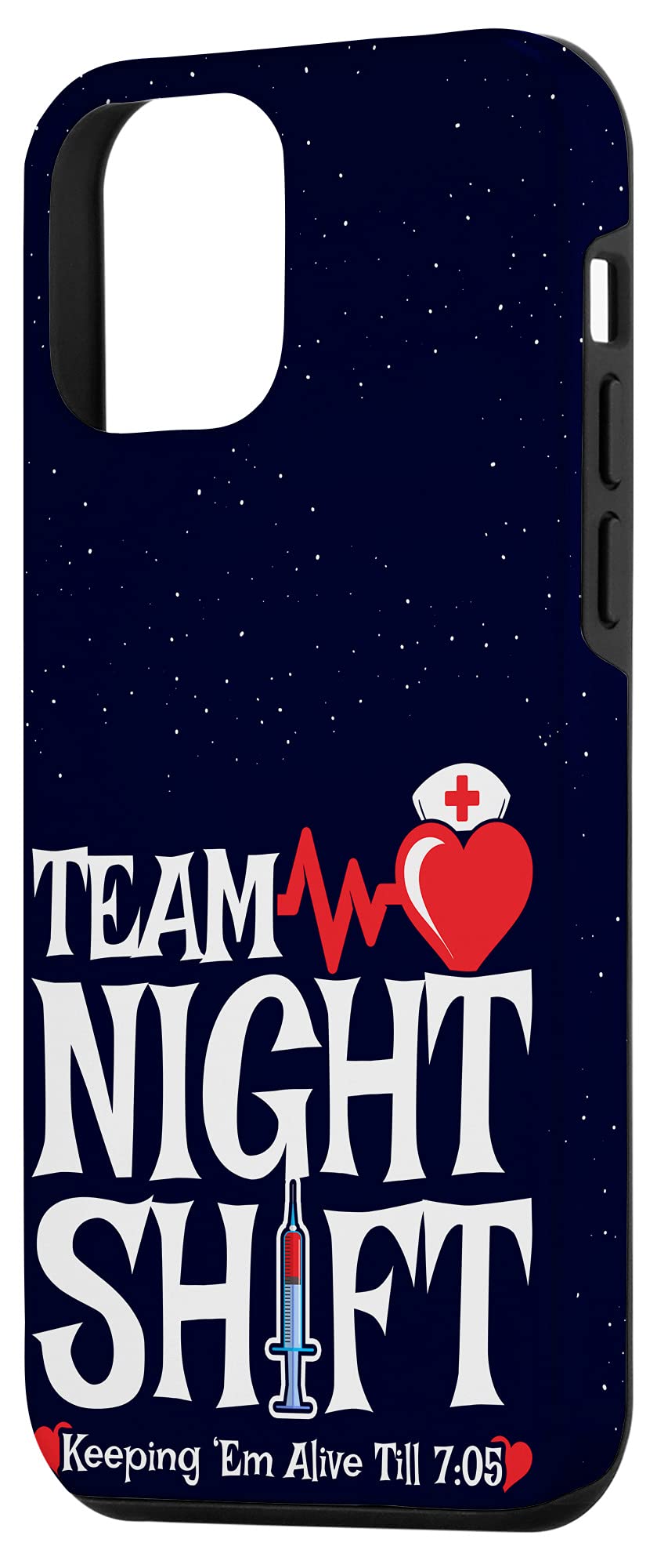 iPhone 12 Mini Protective Case - Nurse Appreciation Gift for Night Shift Workers - Durable Phone Cover for Healthcare Professionals - Perfect for Hospital Shifts & Medical Work
