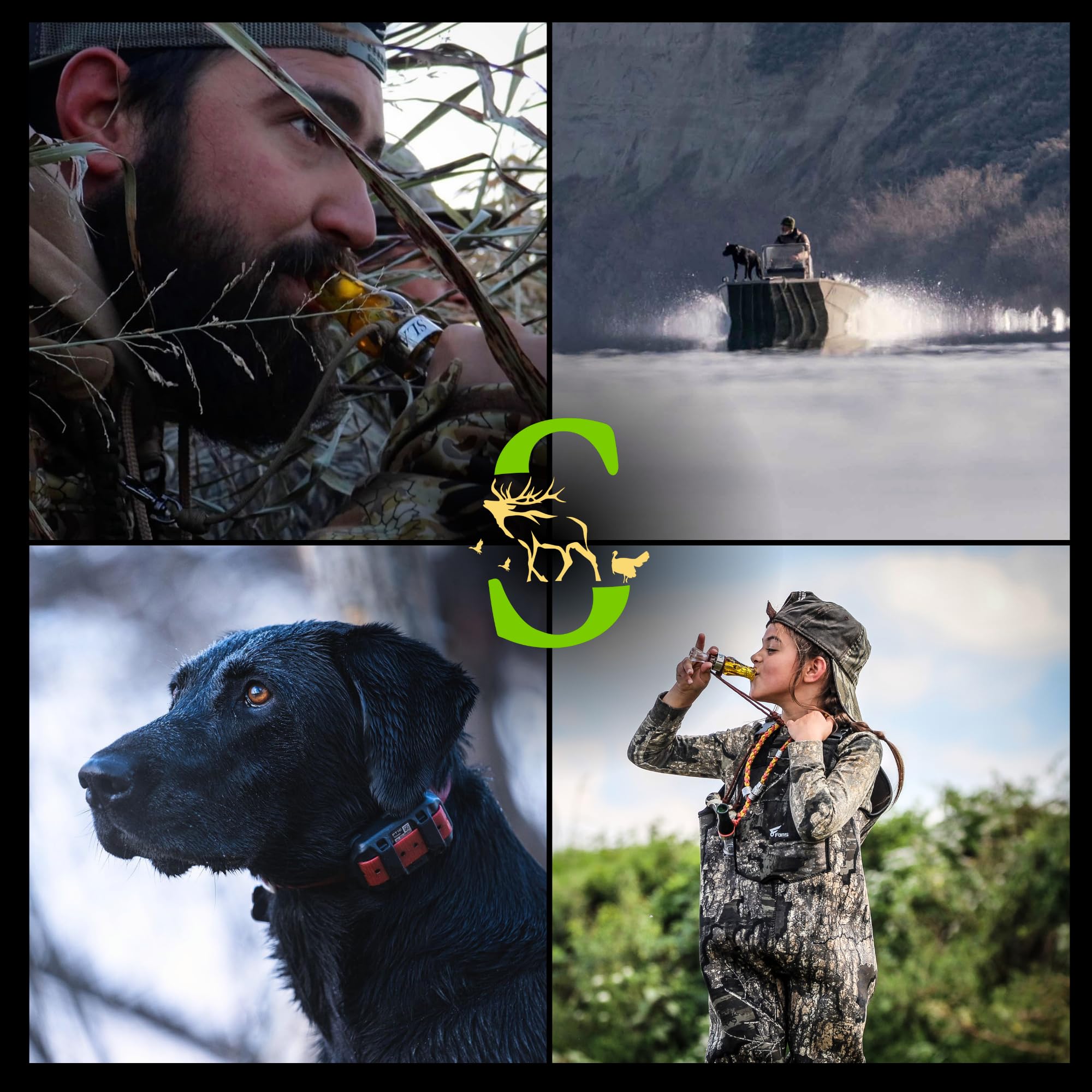 Premium Double Reed Duck Call for Mallard Hunting - Realistic Sound & Superior Tone - Loud & Controllable Waterfowl Call - Best Duck Hunting Accessories for Wetlands, Marshes & Field Hunting